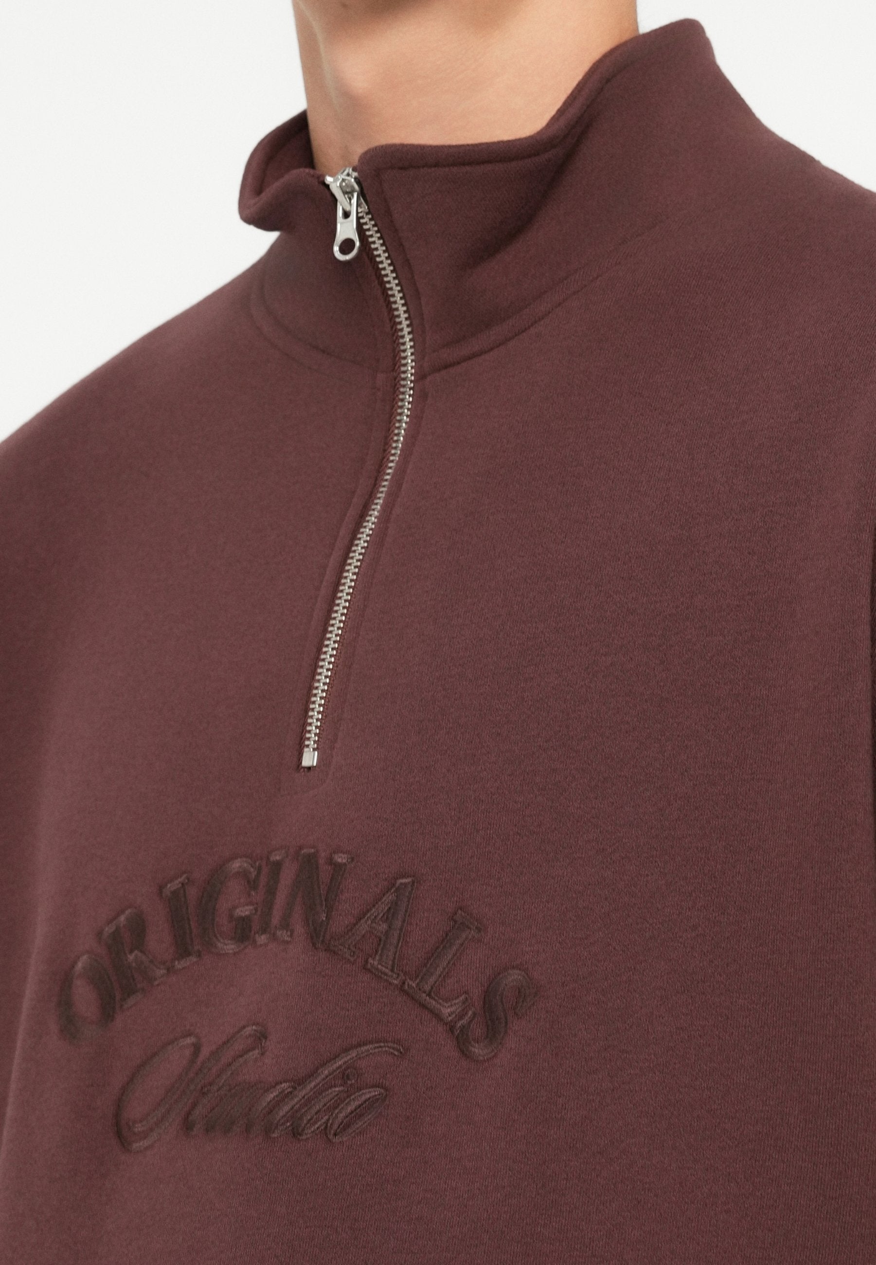 Half zip Half zip - Sweatshirt - deep mahogany