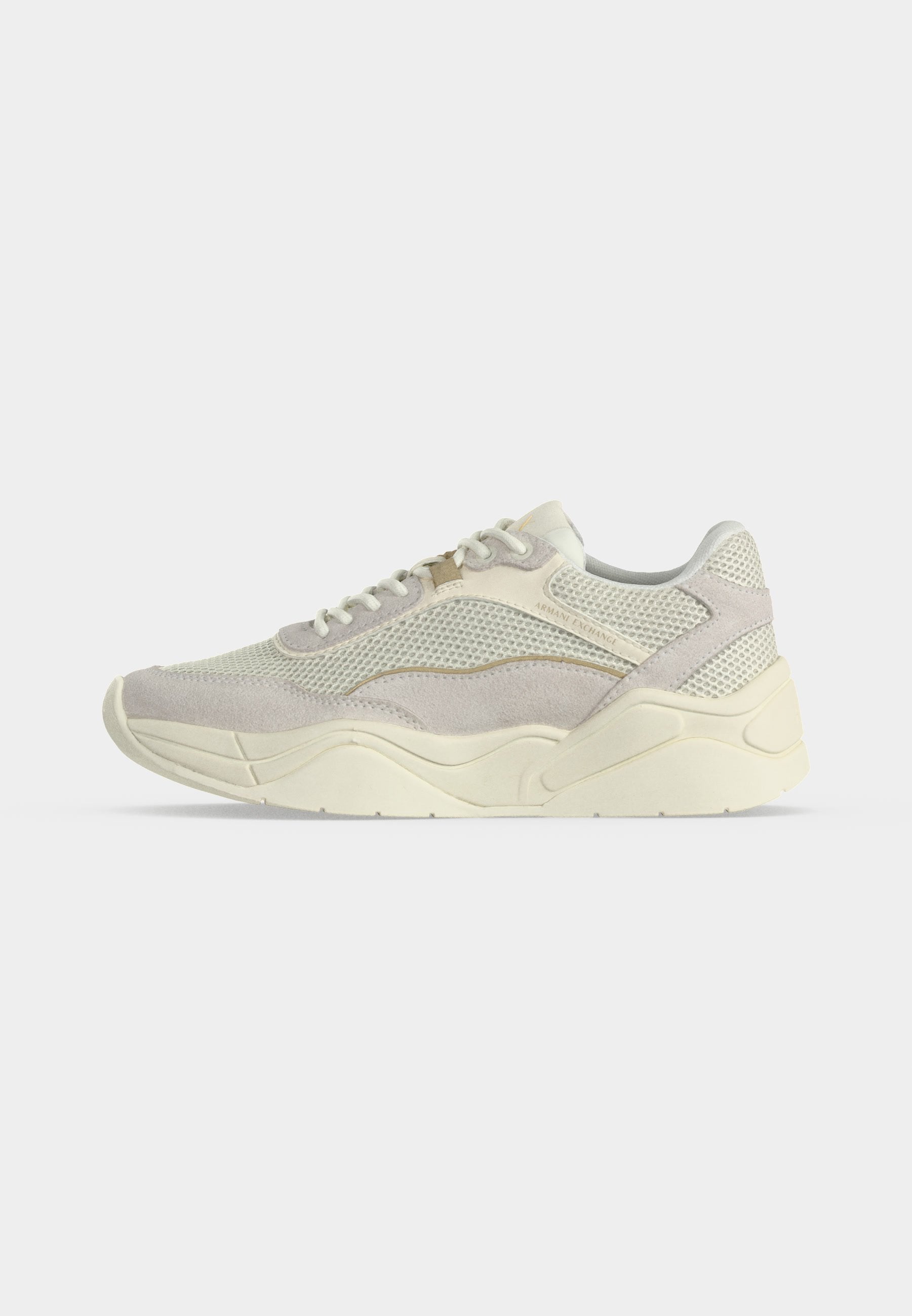 Trainers - white/pale gold-coloured