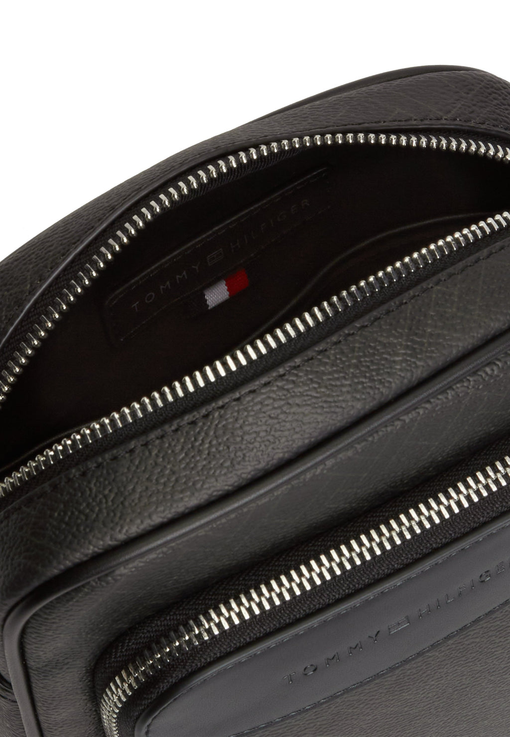 HILFIGER FLAG CROSSBODY REPORTER BAG - Cross body bag - black