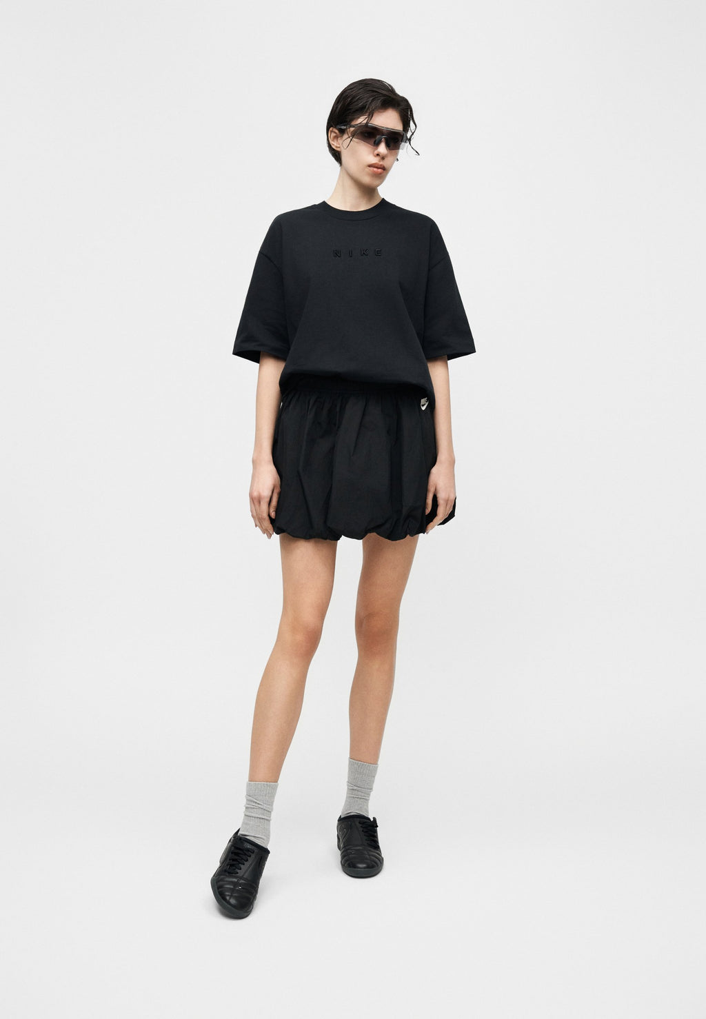 LUXE TEE RELAX - Print T-shirt - black