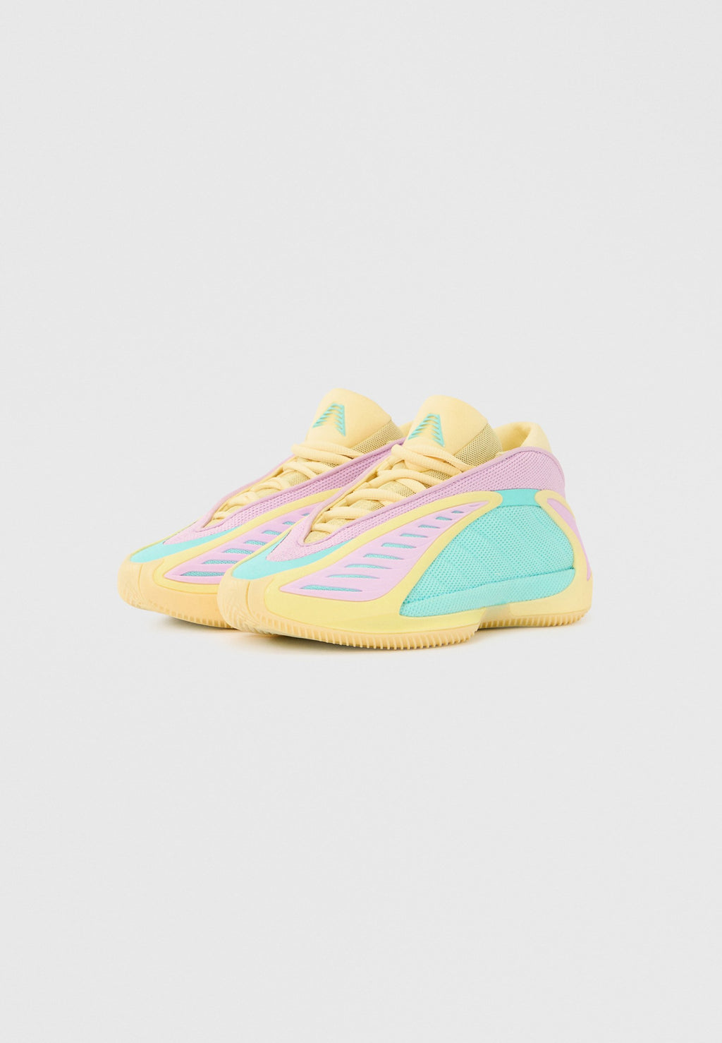 ANTHONY EDWARDS 2 UNISEX - Basketball shoes - almost yellow/bliss lilac/flash aqua
