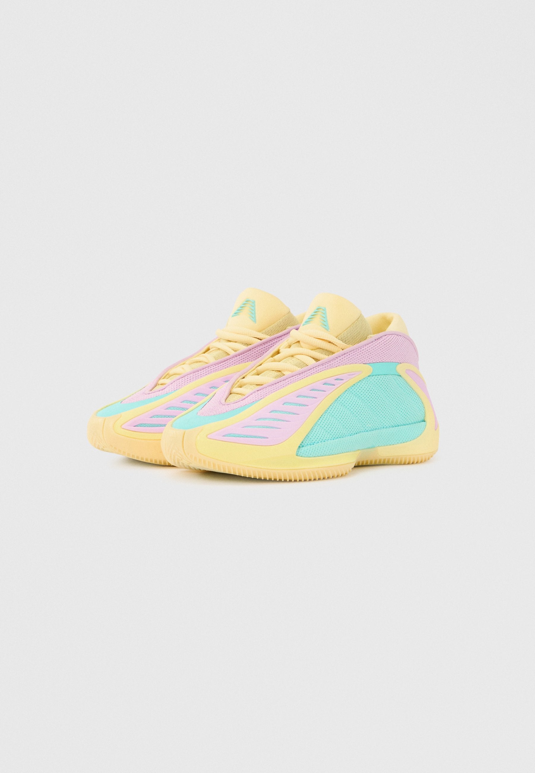 ANTHONY EDWARDS 2 UNISEX - Basketball shoes - almost yellow/bliss lilac/flash aqua