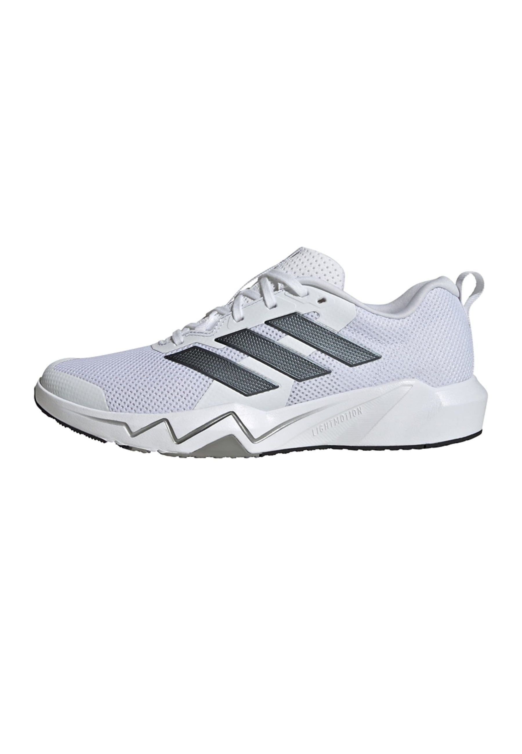 RAPIDMOVE GO - Training shoe - cloud white   core black   iron metallic