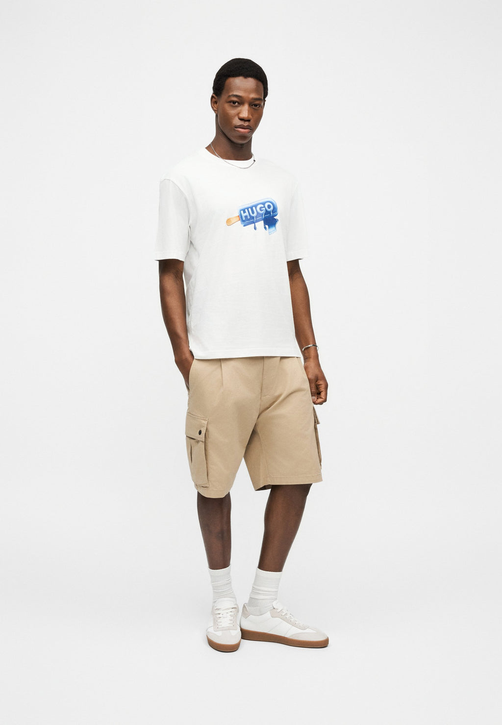 NOGLASY - Print T-shirt - white
