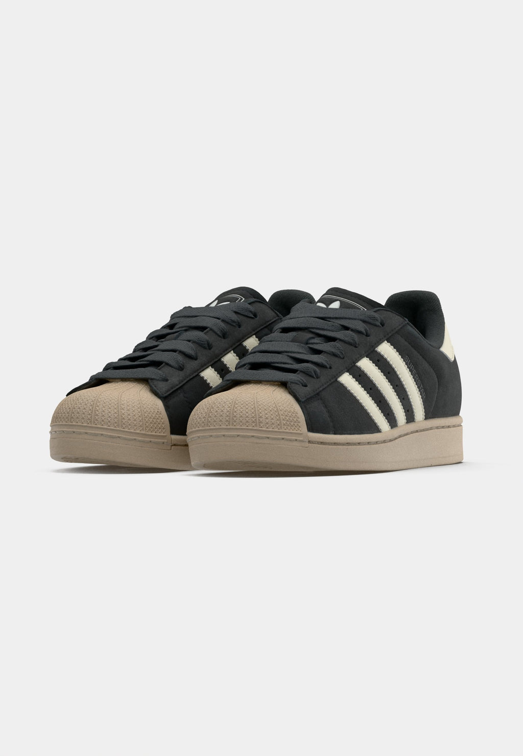 SUPERSTAR II UNISEX - Trainers - core black/off white/stone khaki