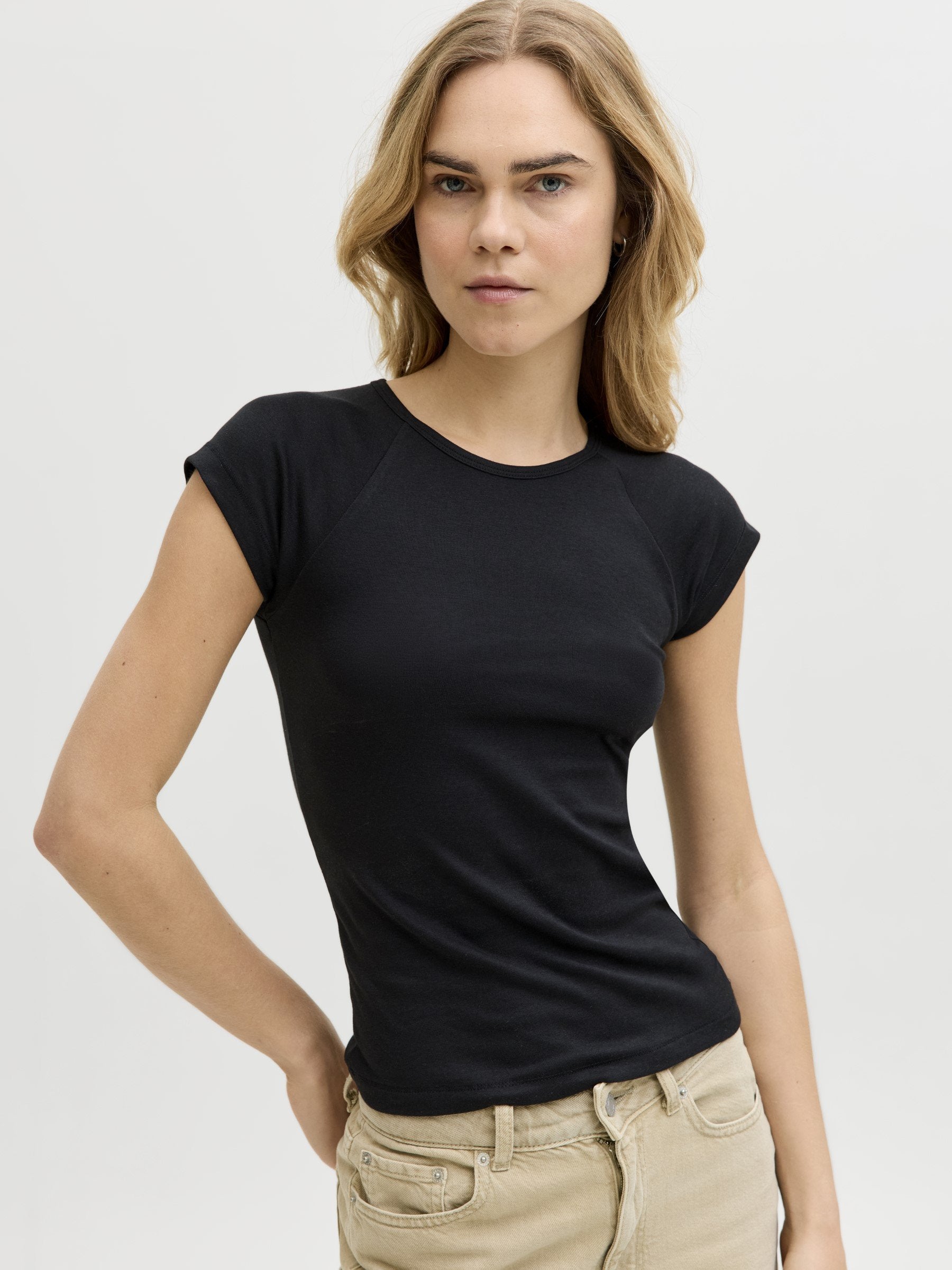 JXSTAR TEE - Basic T-shirt - black