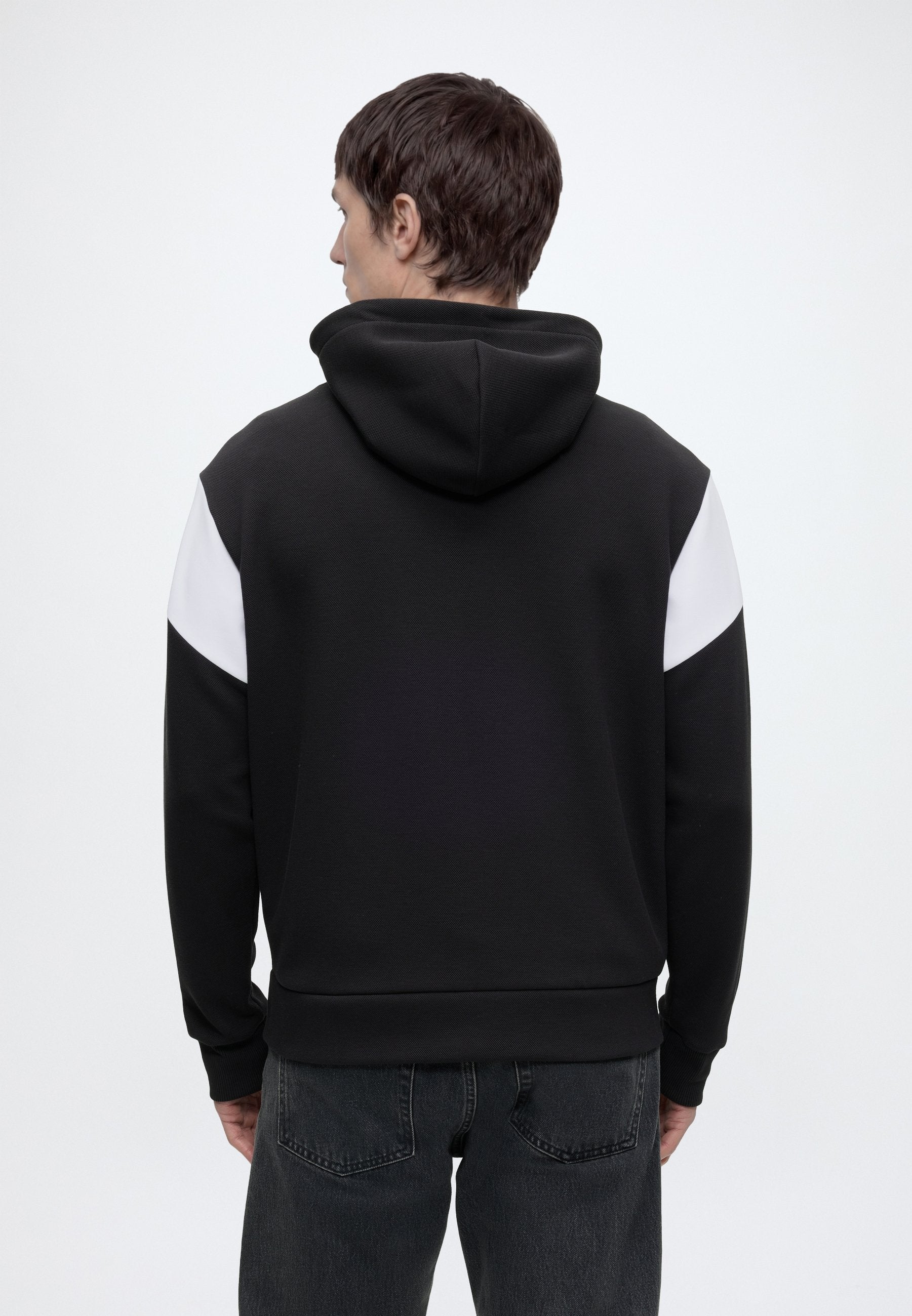 SW_UNION SAGGY - Zip-up sweatshirt - black