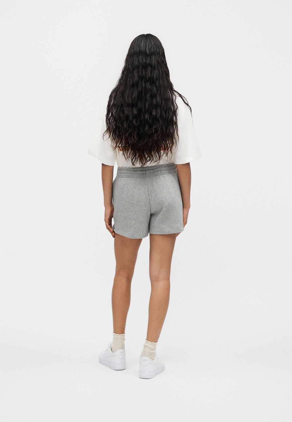 Shorts - gris foncé chiné/voile