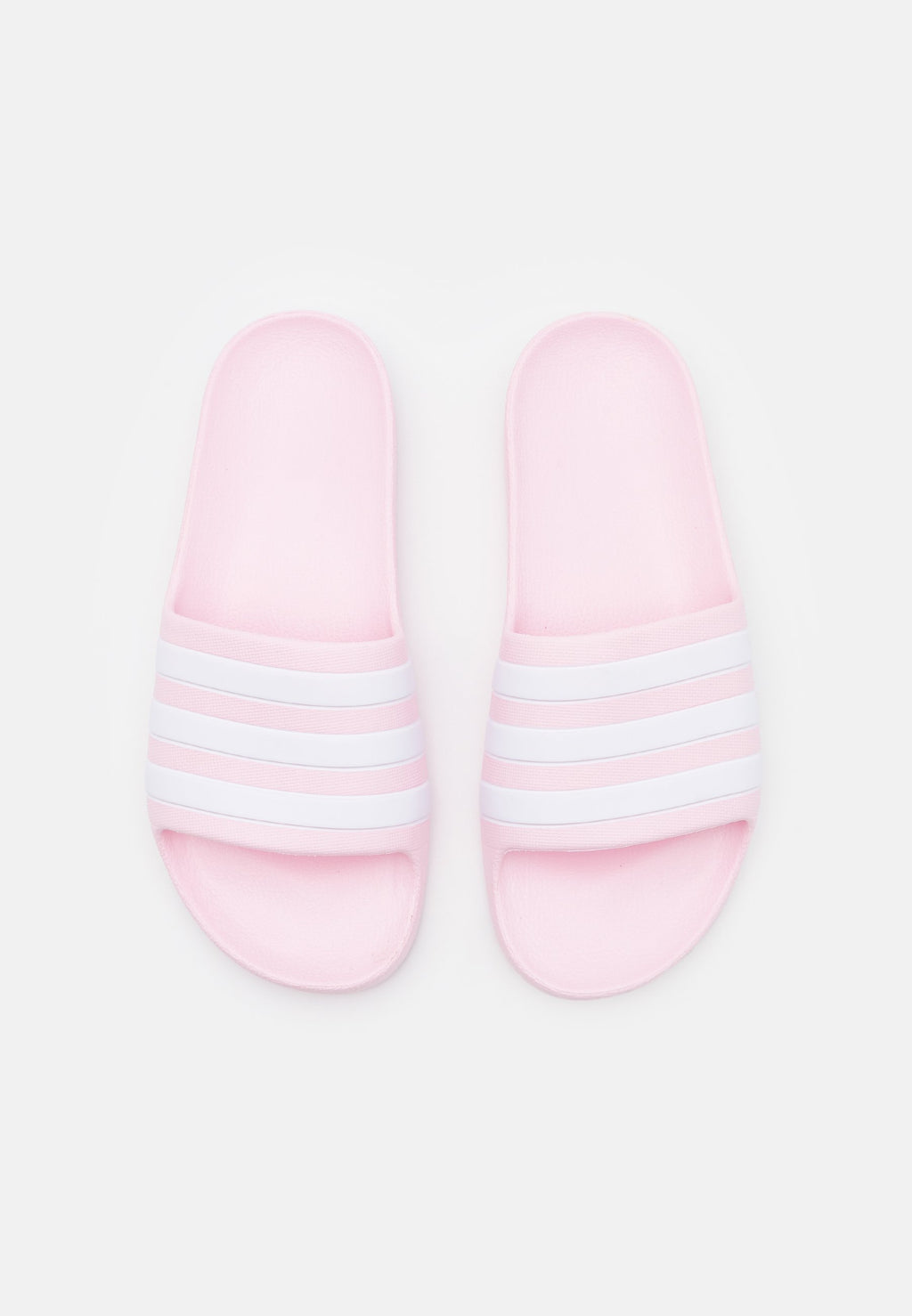 ADILETTE AQUA KIDS - Pool slides - clear pink/footwear white