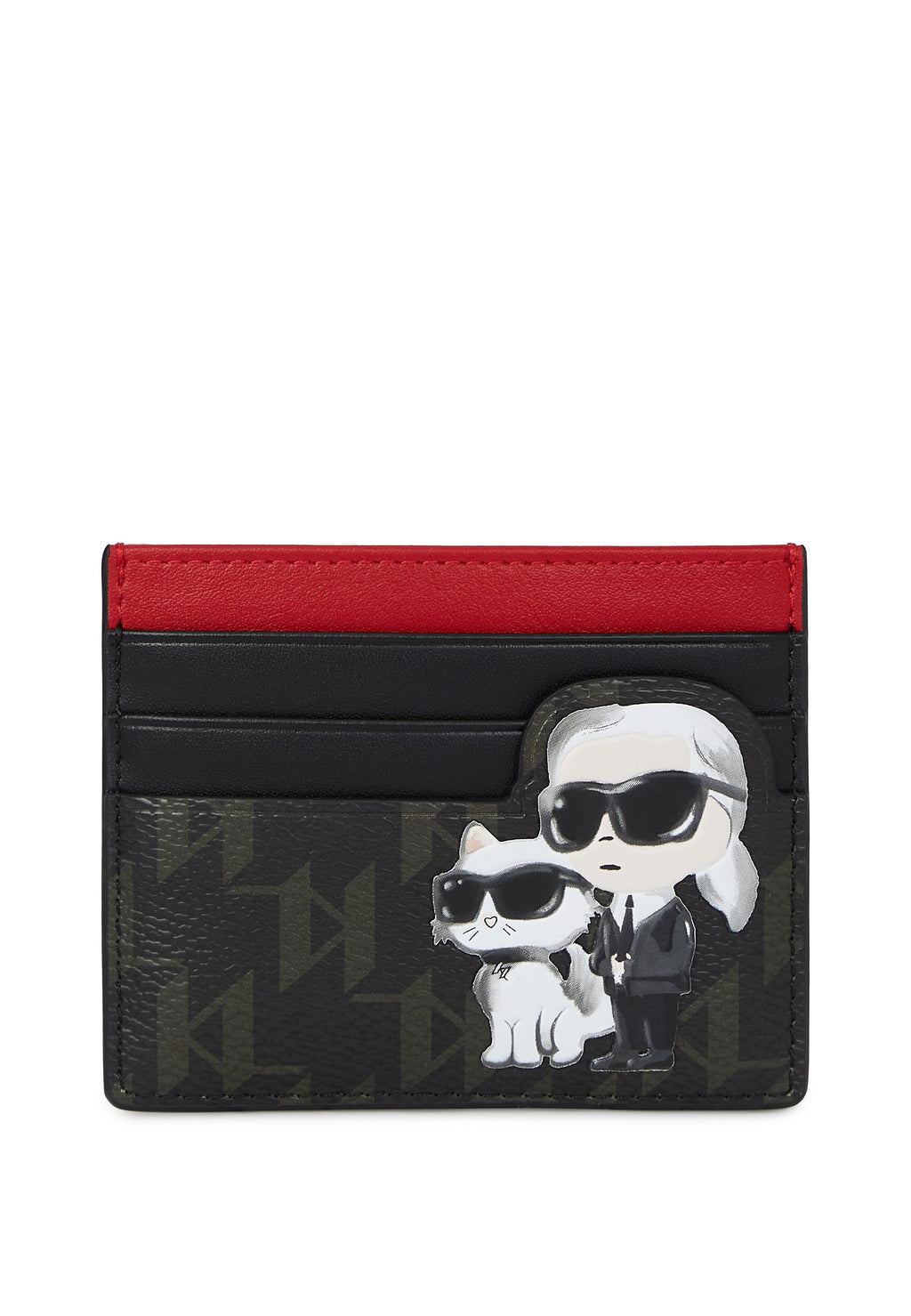 IKON MONOGRAM - Business card holder - brown