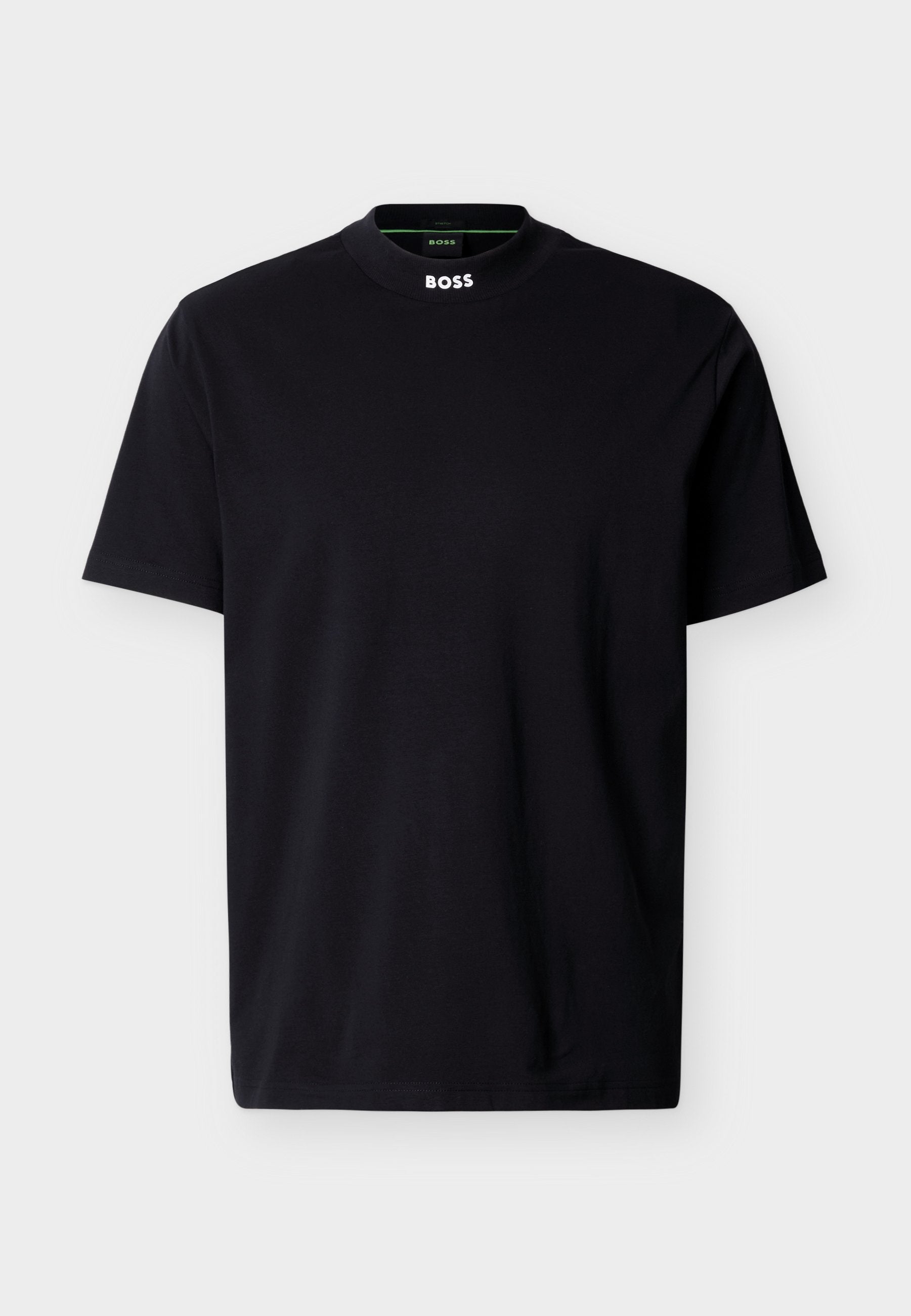 TEE COLLAR - Basic T-shirt - black