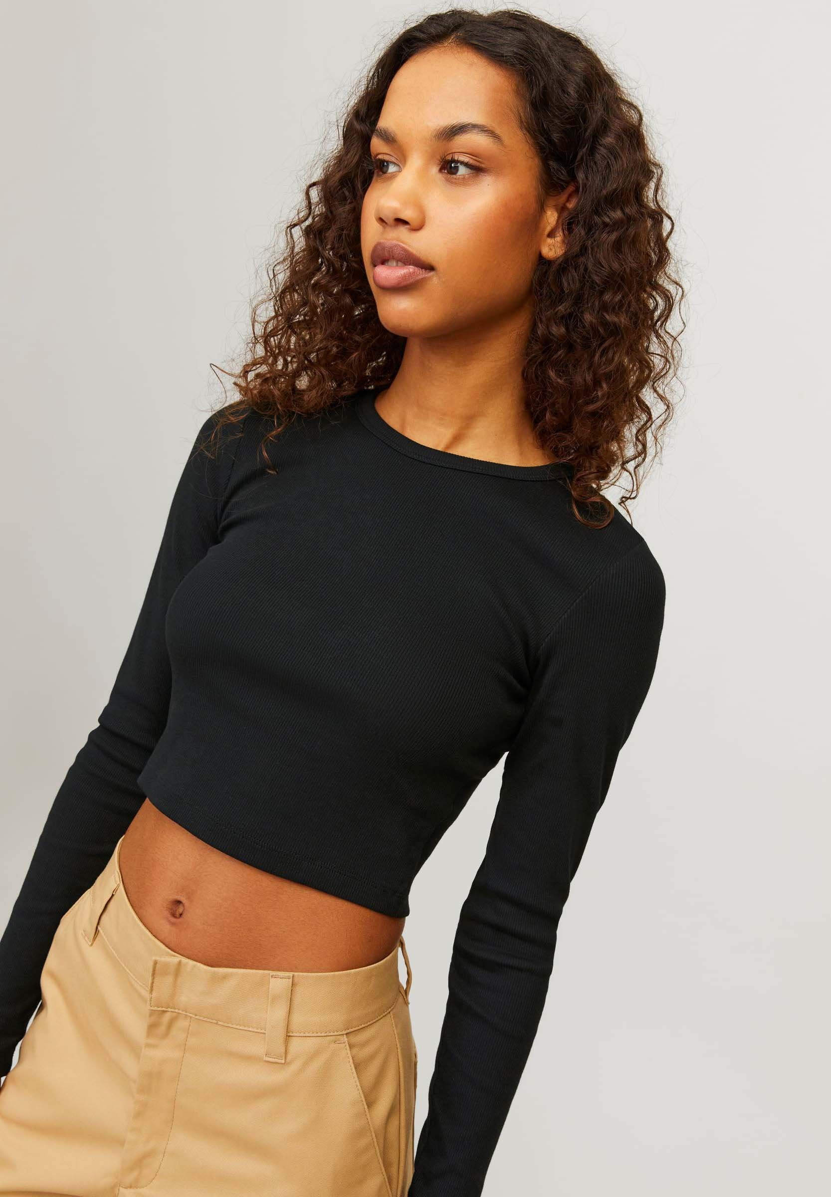 JXFELINE  - Long sleeved top - black