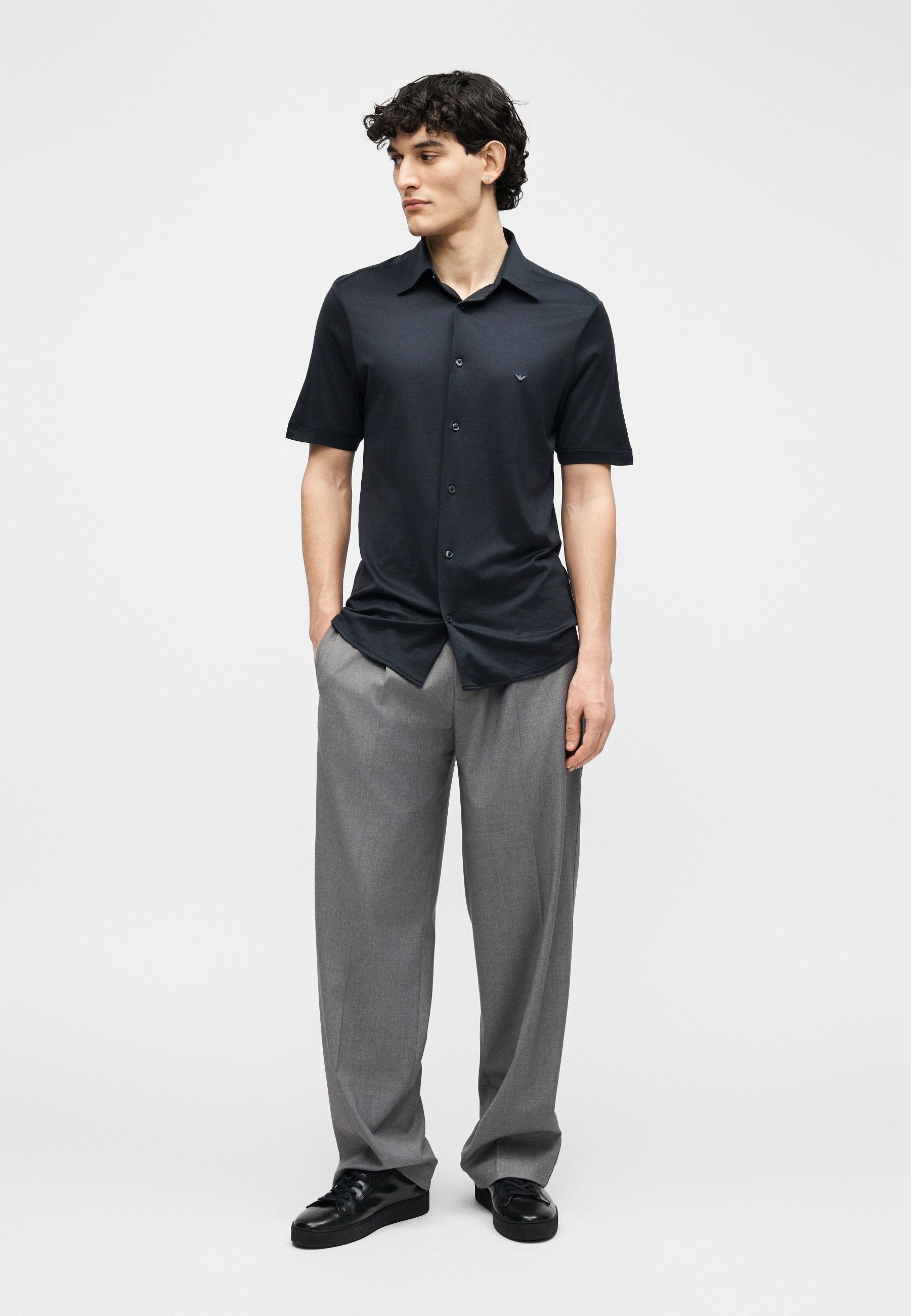 Shirt - blue navy