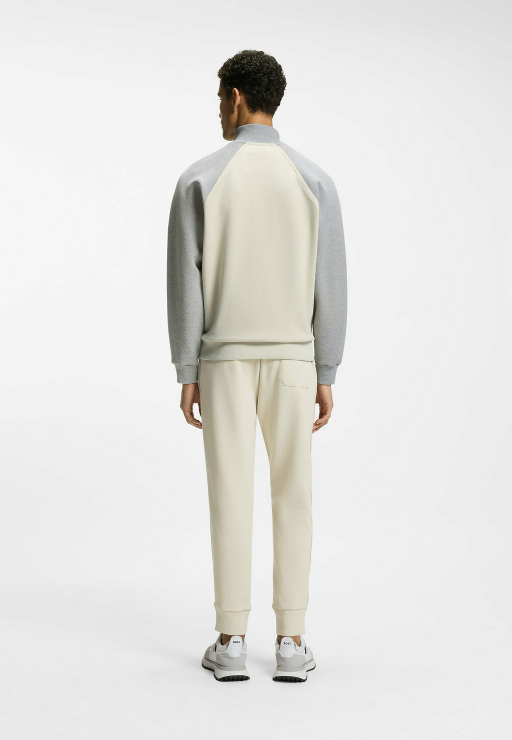 SW_JOIN SKAZ - Zip-up sweatshirt - light beige two