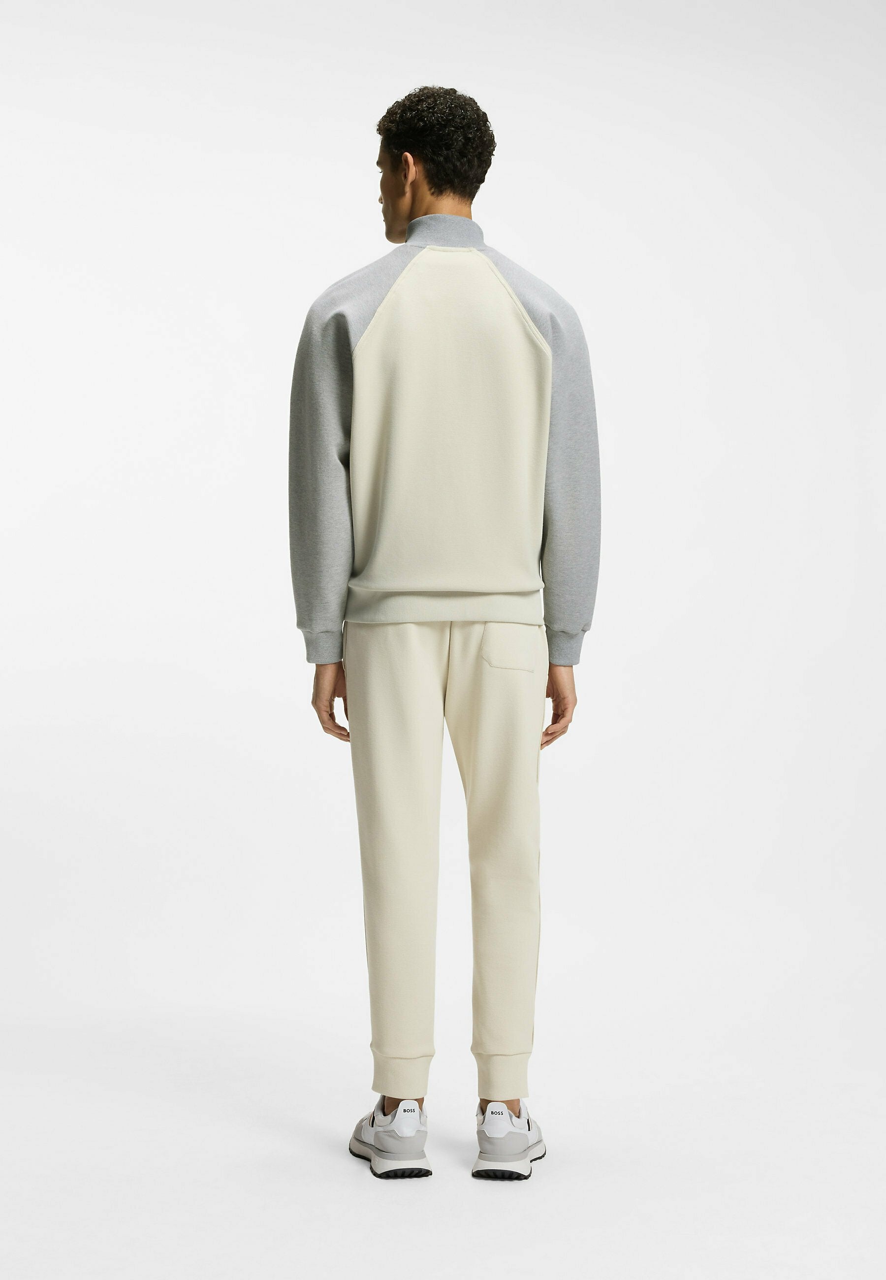 SW_JOIN SKAZ - Zip-up sweatshirt - light beige two