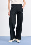 CLASSIC - Tracksuit bottoms - black/white