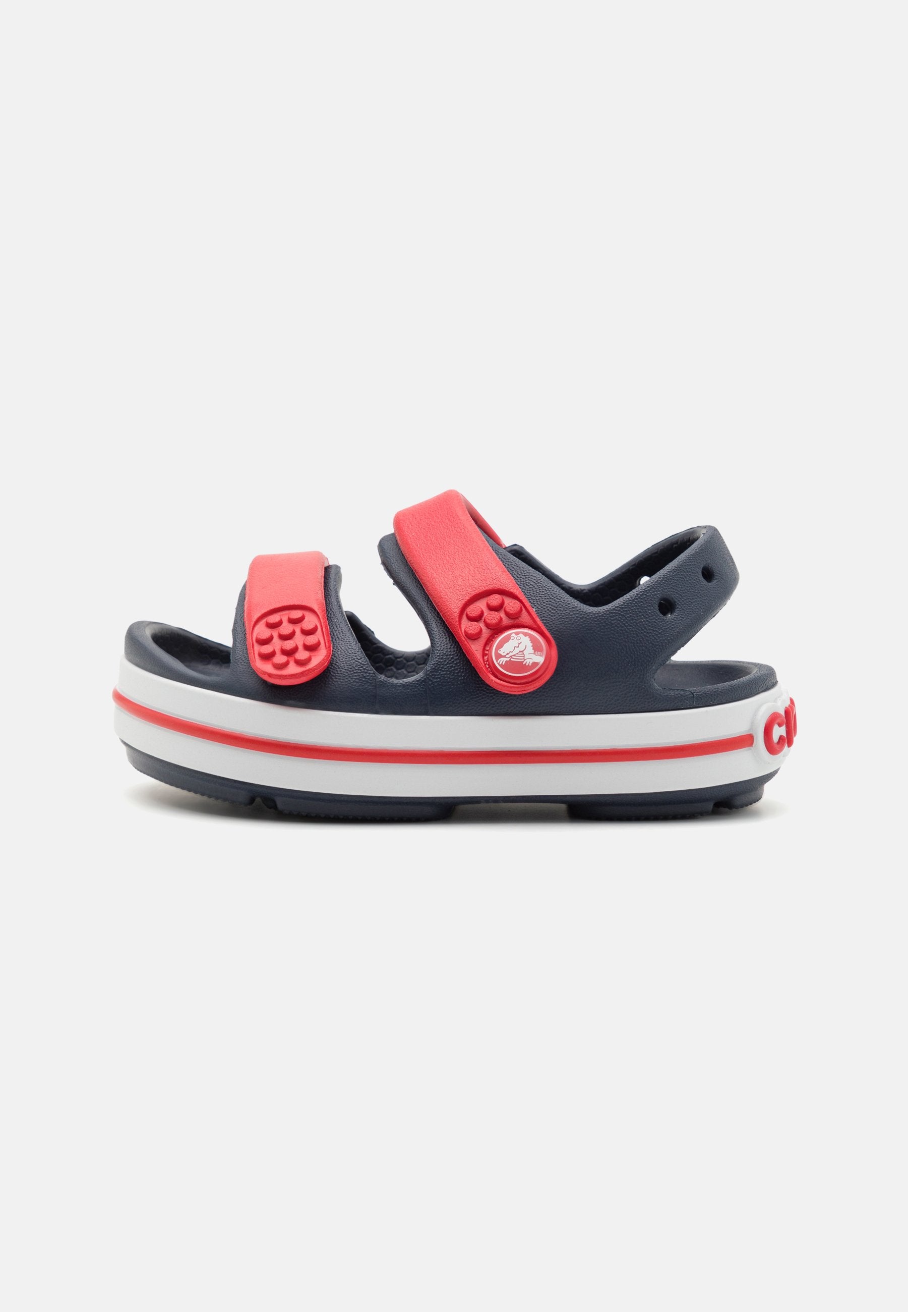 CROCBAND CRUISER UNISEX - Claquettes de piscine - marine/rouge varsity