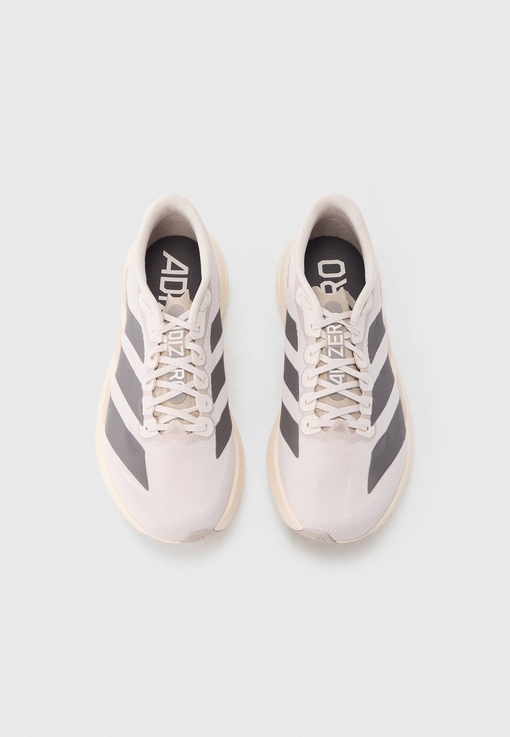 ADIZERO EVO SL WOVEN W - Road running shoes - putty mauve/charcoal