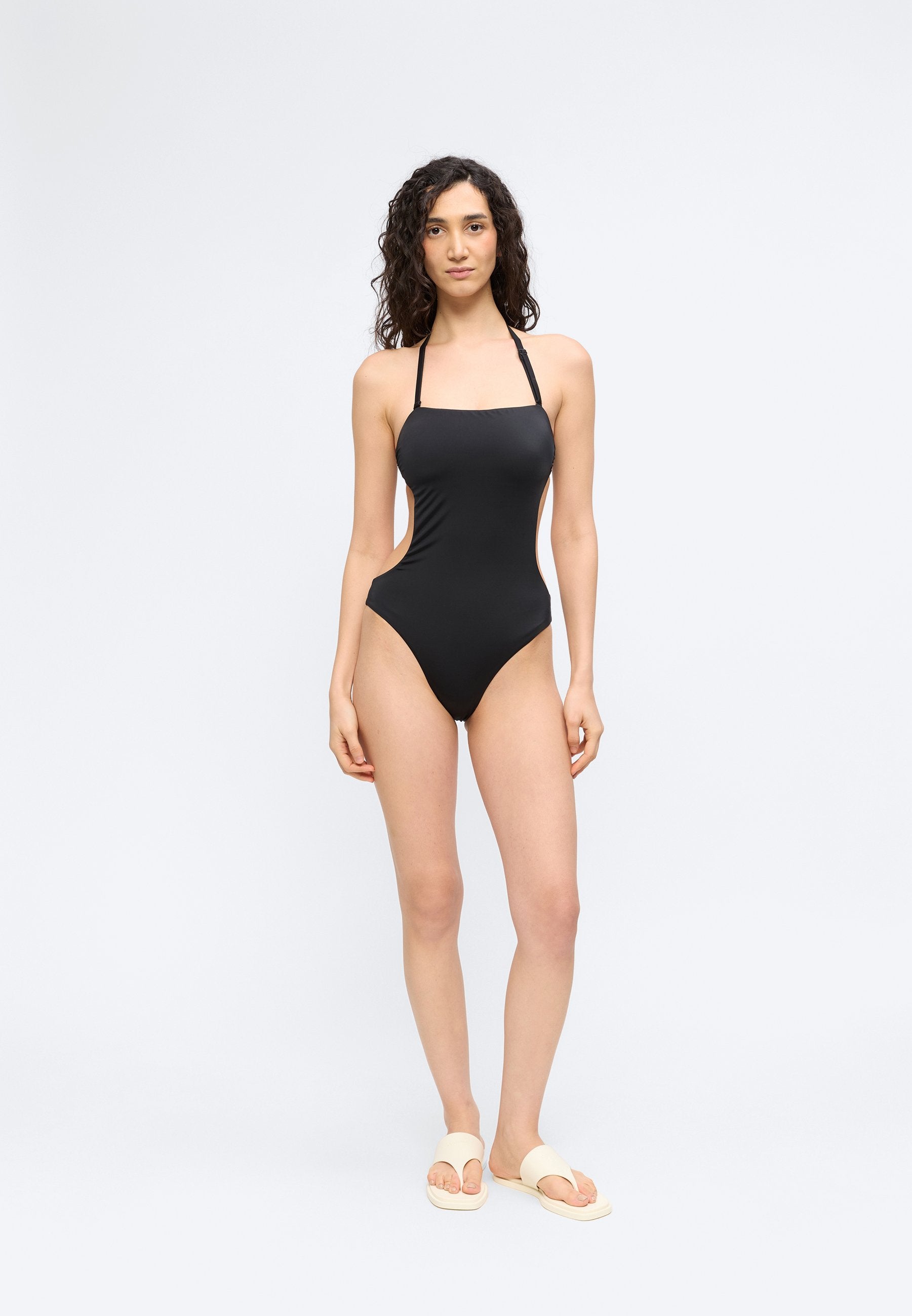 STRAPLESS ONE PIECE INTENSE POWER SWIM - Swimsuit - black