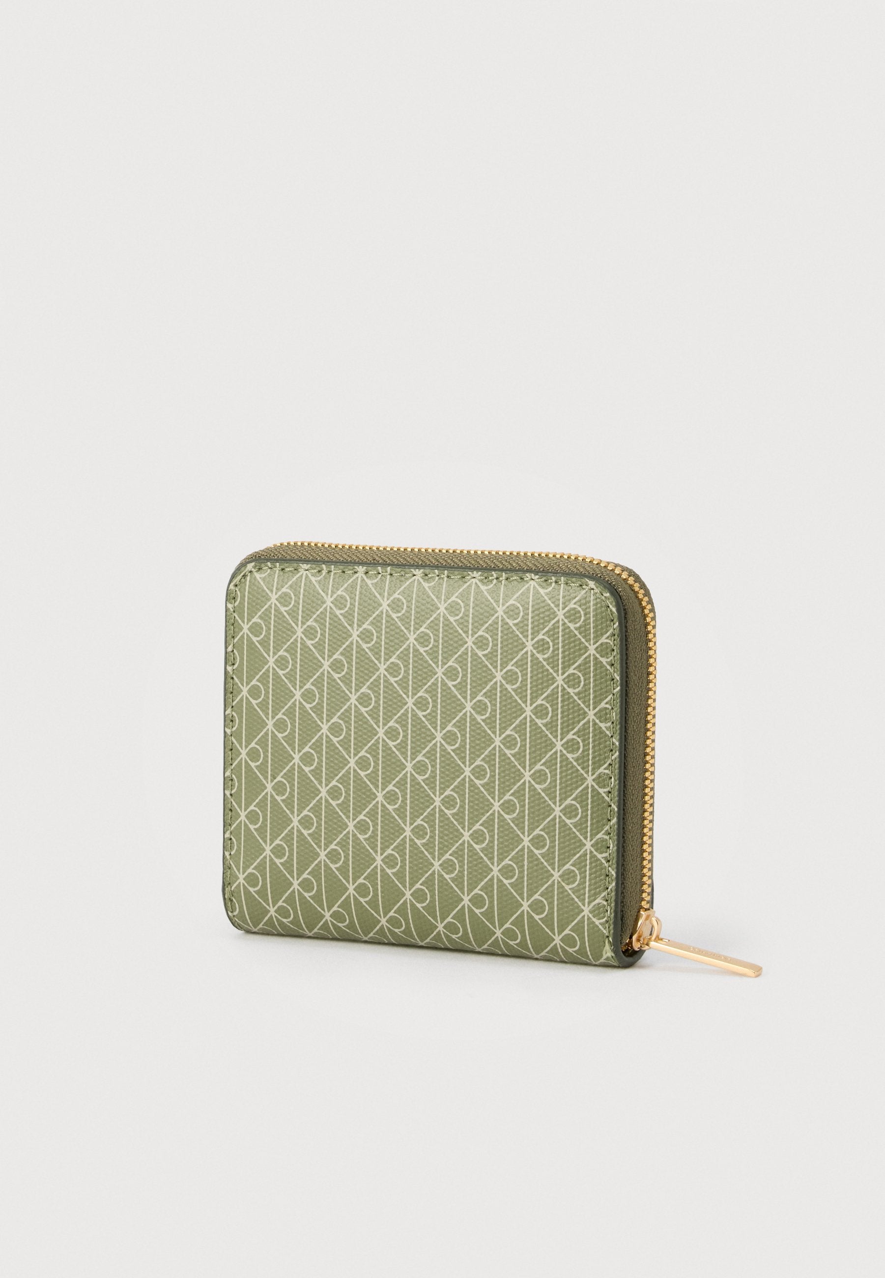 EMBLEM SQUARE ZIP AROUND - Wallet - olivine