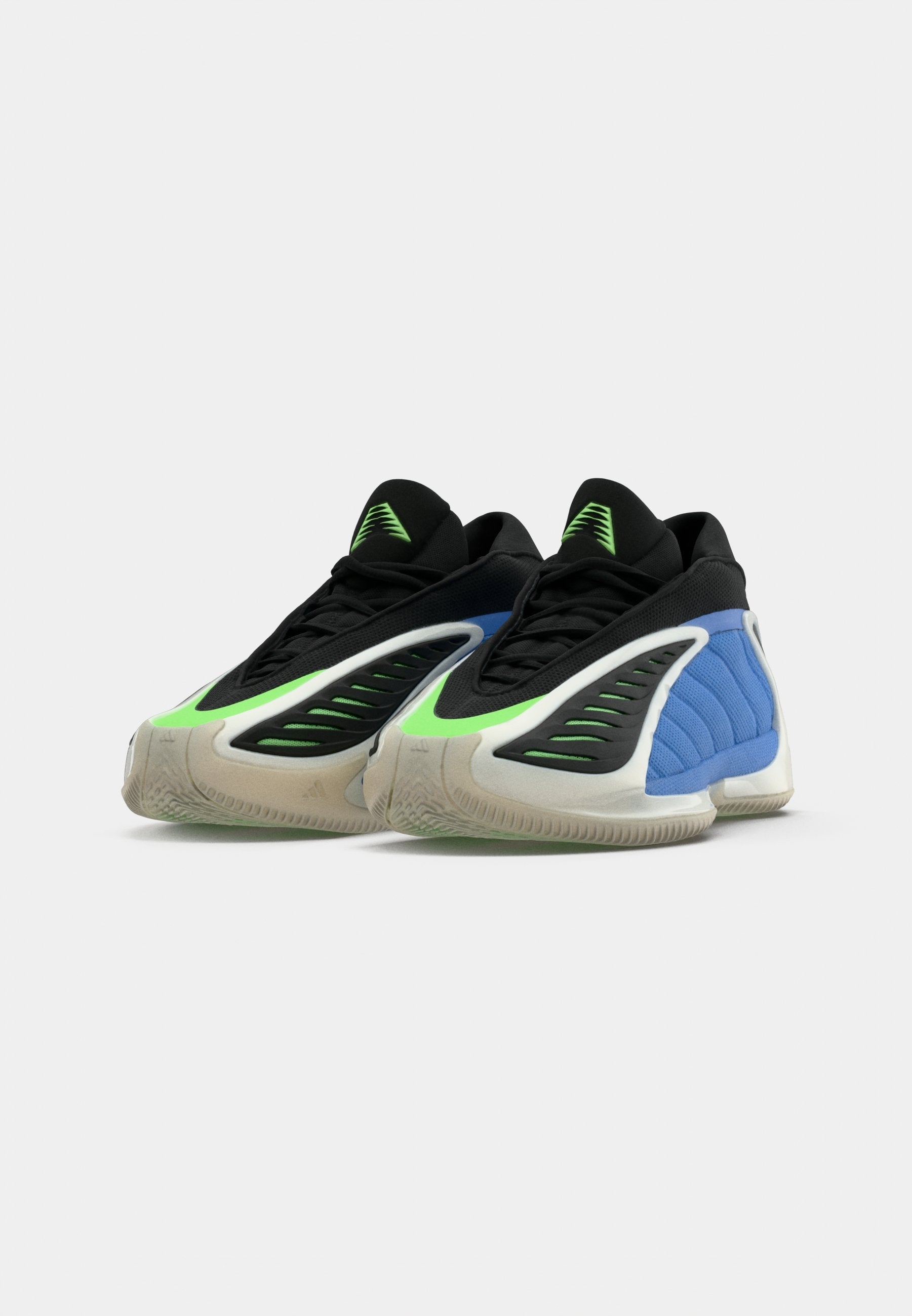 ANTHONY EDWARDS 2 - Basketball shoes - blue fusion/zero metallic/lime burst