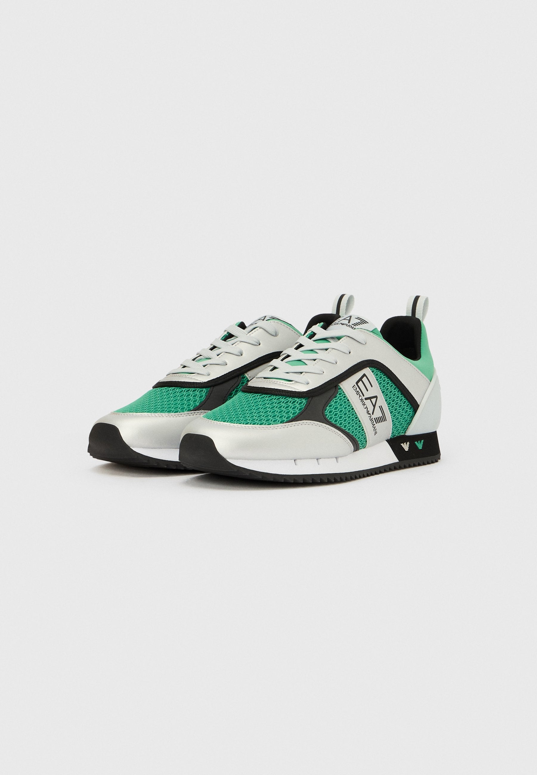 UNISEX - Trainers - silver-coloured/holly green/black