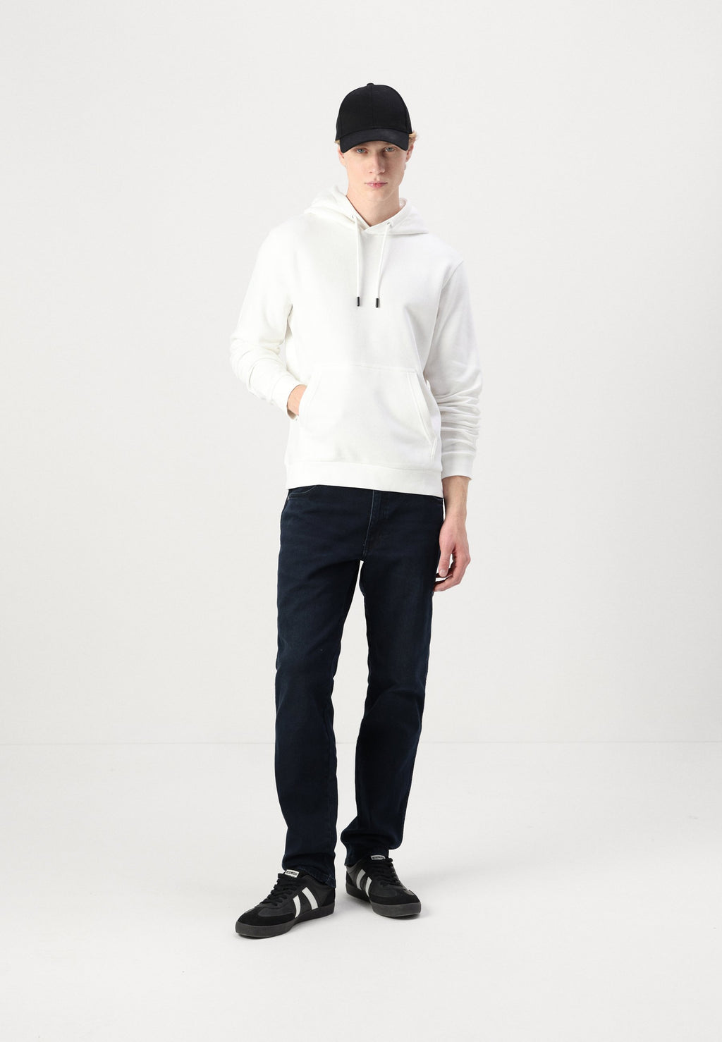 Plain - Hoodie - cloud dancer