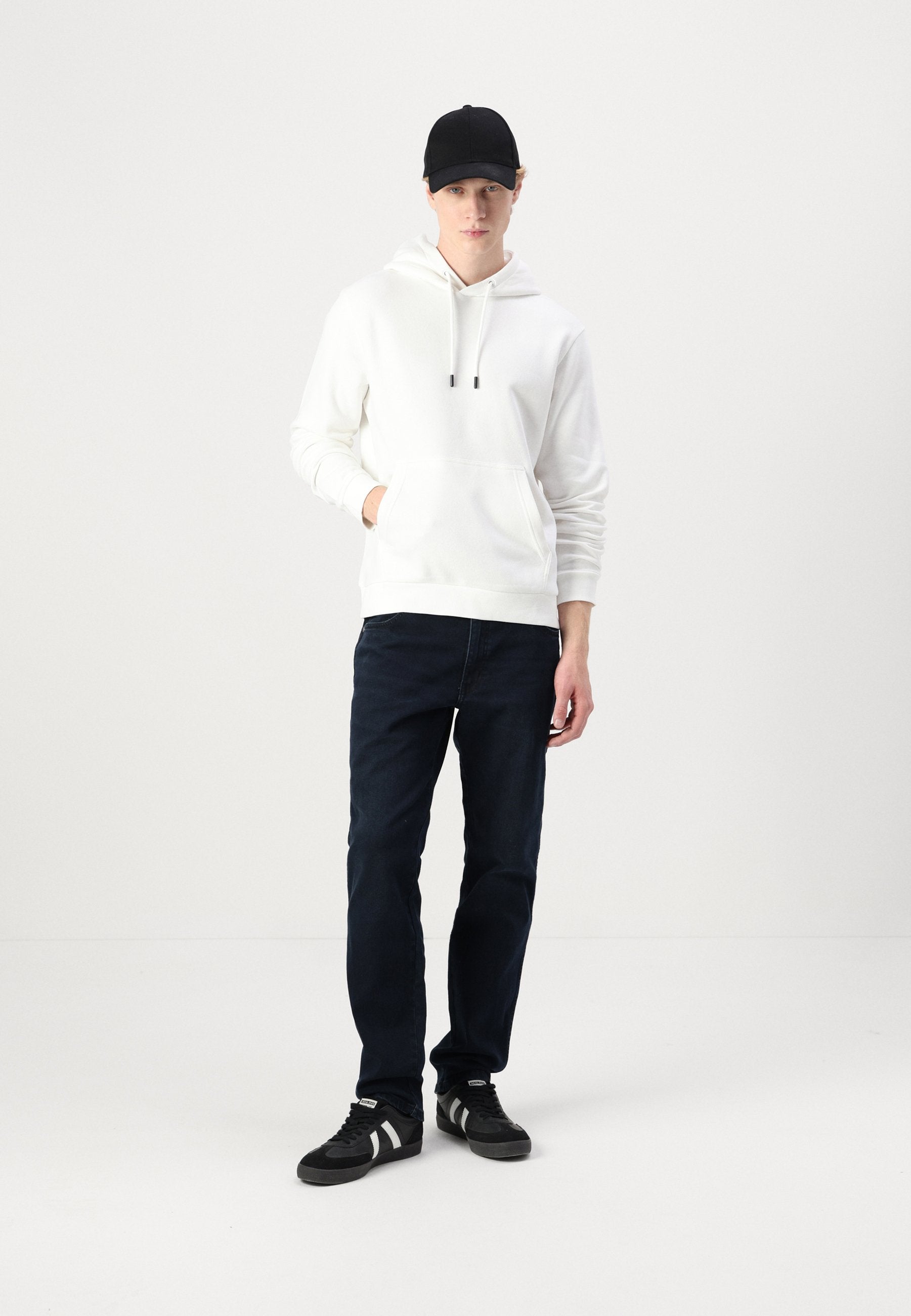 Plain - Hoodie - cloud dancer