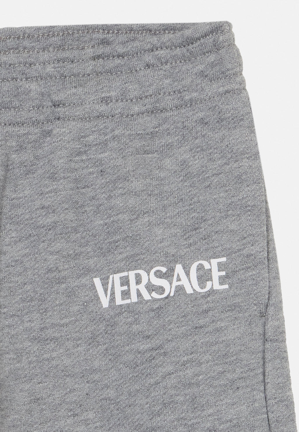 PANT LOGO KIDS PRINT UNISEX - Tracksuit bottoms - grey/white