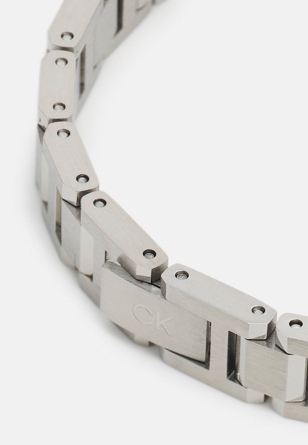 BRUSHED LINK BRACELET - Bracelet - silver-coloured