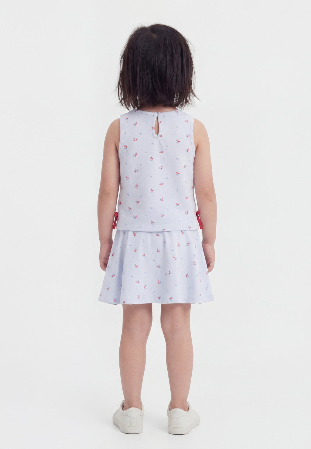 BOW TANK SKORT SET - Mini skirt - serene blue