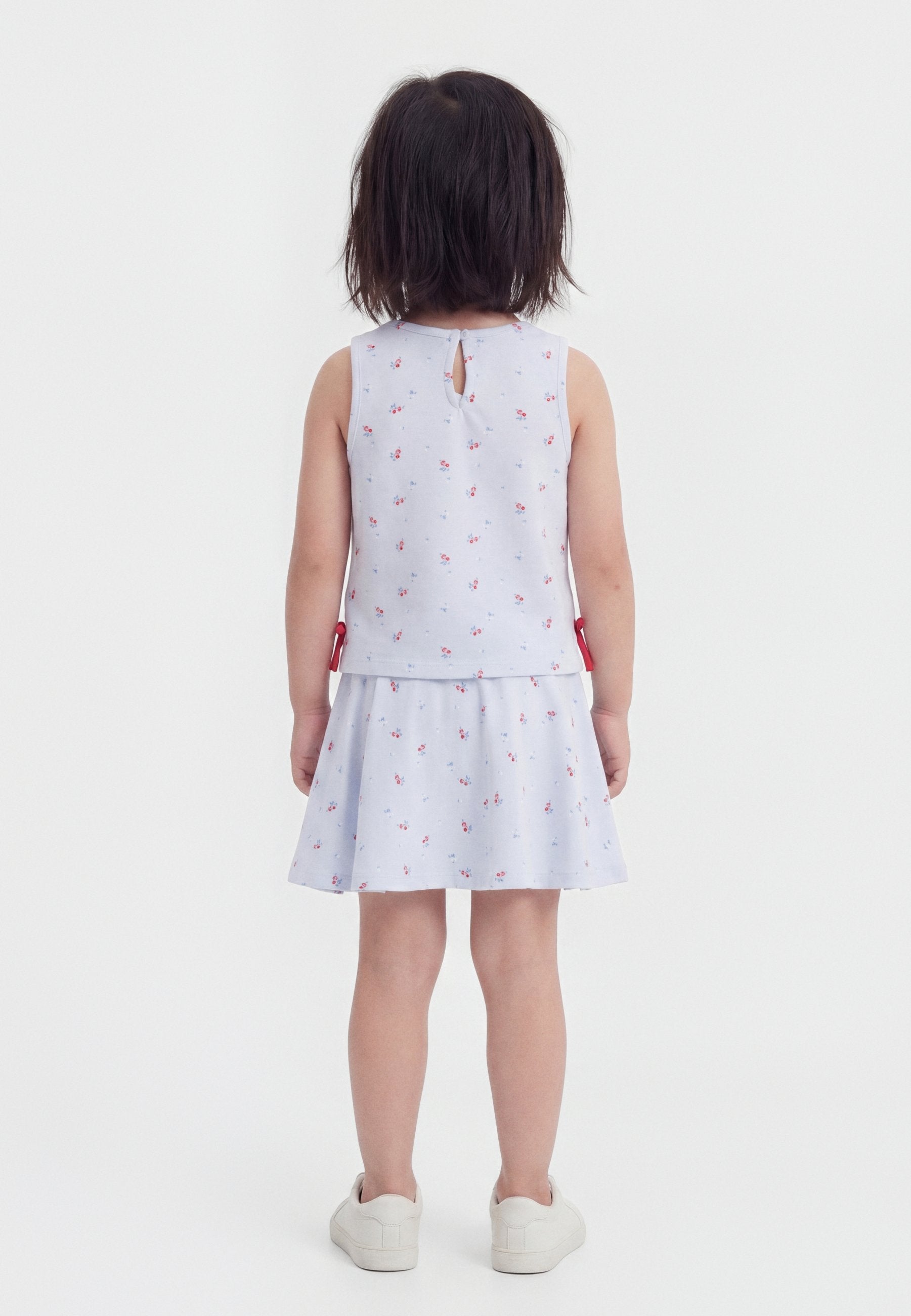 BOW TANK SKORT SET - Mini skirt - serene blue
