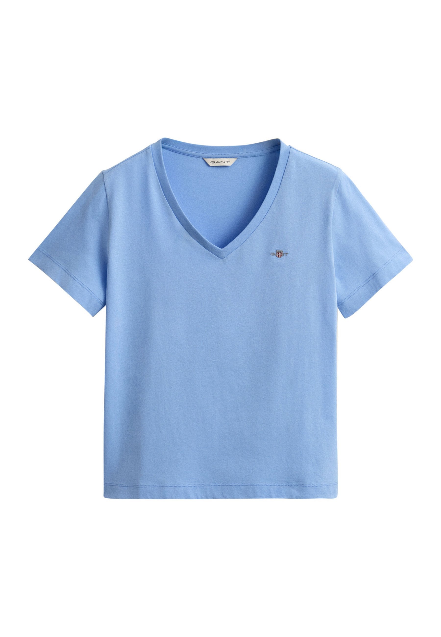 SHIELD V NECK - Basic T-shirt - palace blue