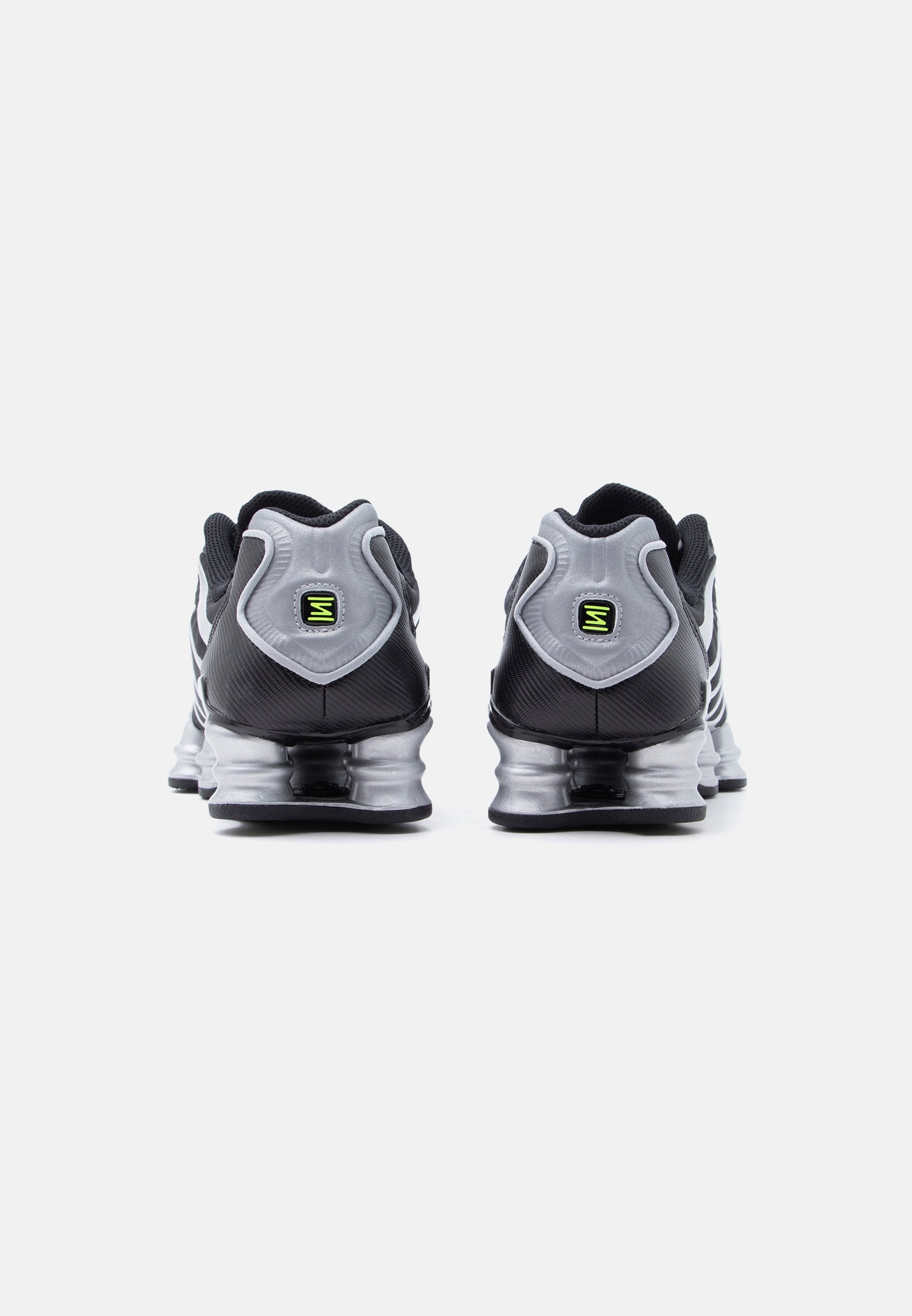 SHOX TL UNISEX - Trainers - black/metallic silver-coloured/volt ice/photon dust/white