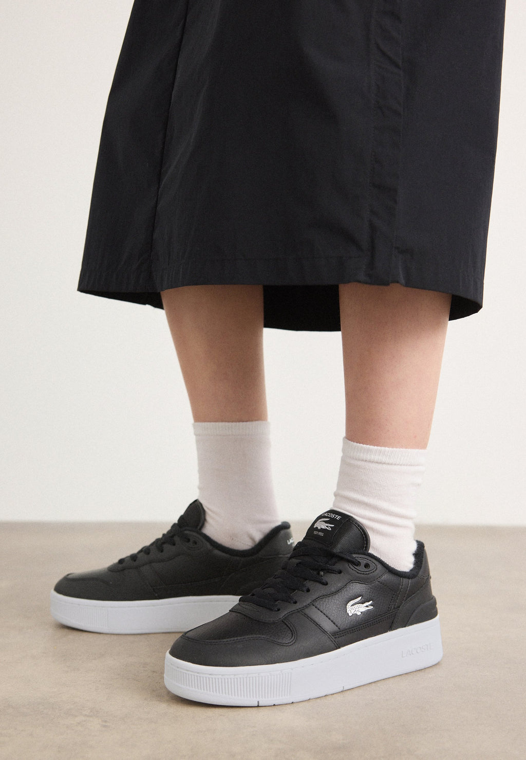 T-CLIP PLAT - Trainers - black/white