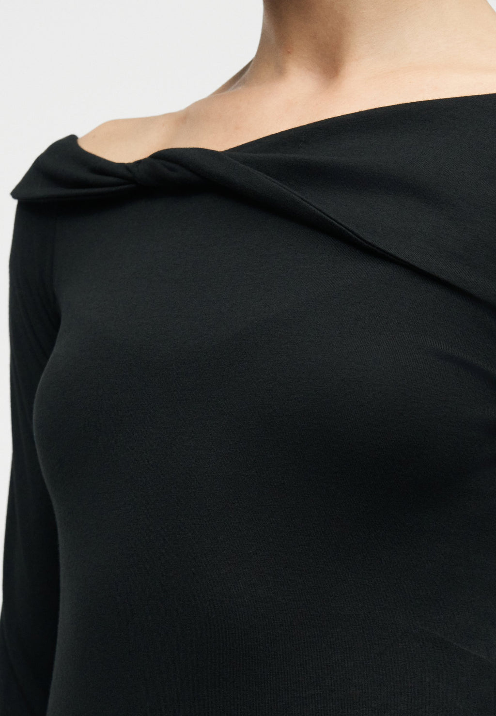 Long sleeved top - black