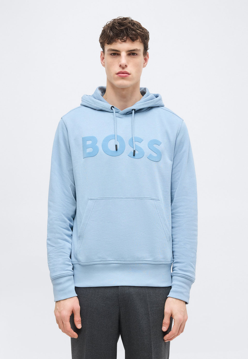 WEBASIC HOOD - Hoodie - light pastel blue