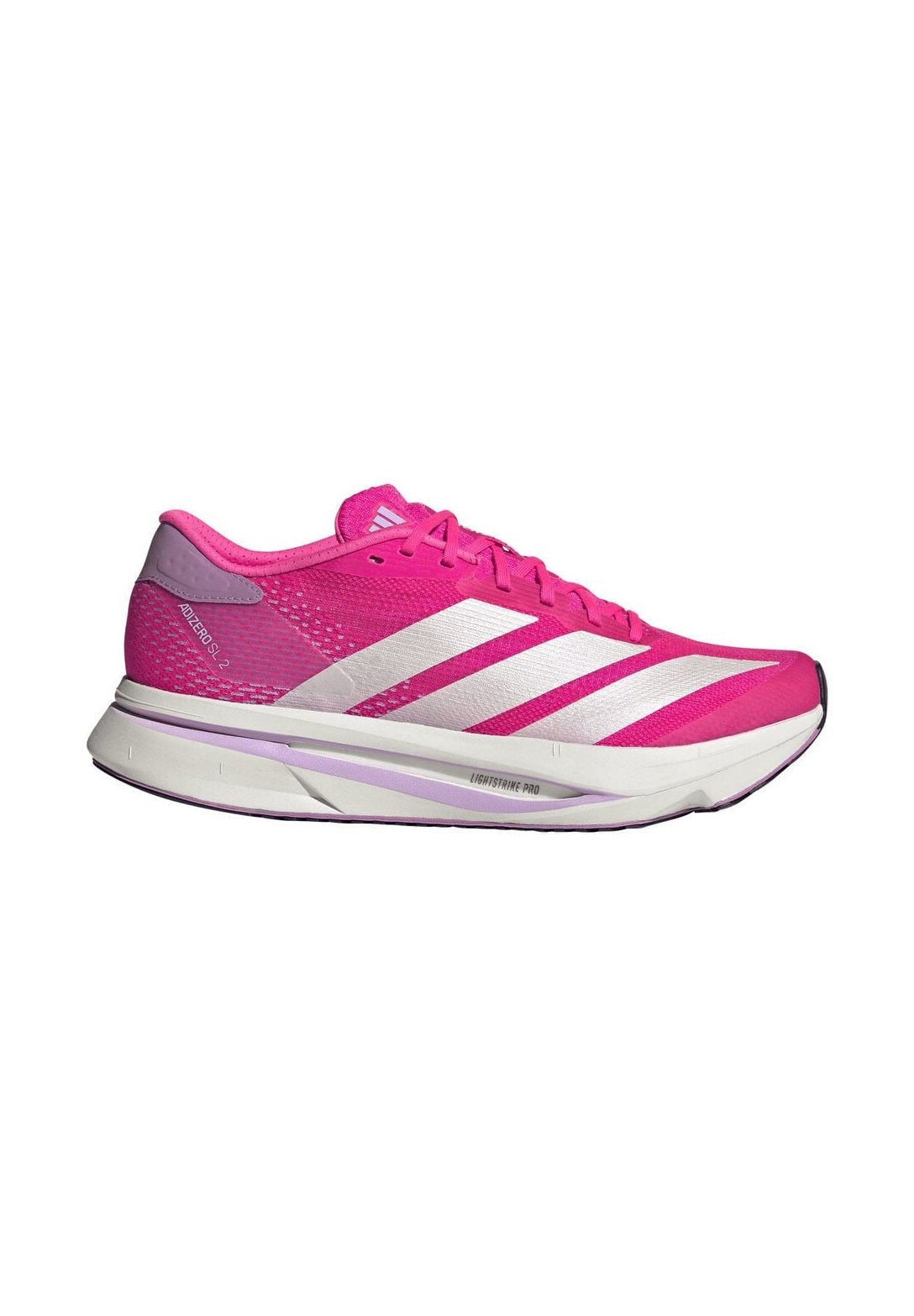 ADIZERO SL2 - Road running shoes - shock pink/zero met./powder plum