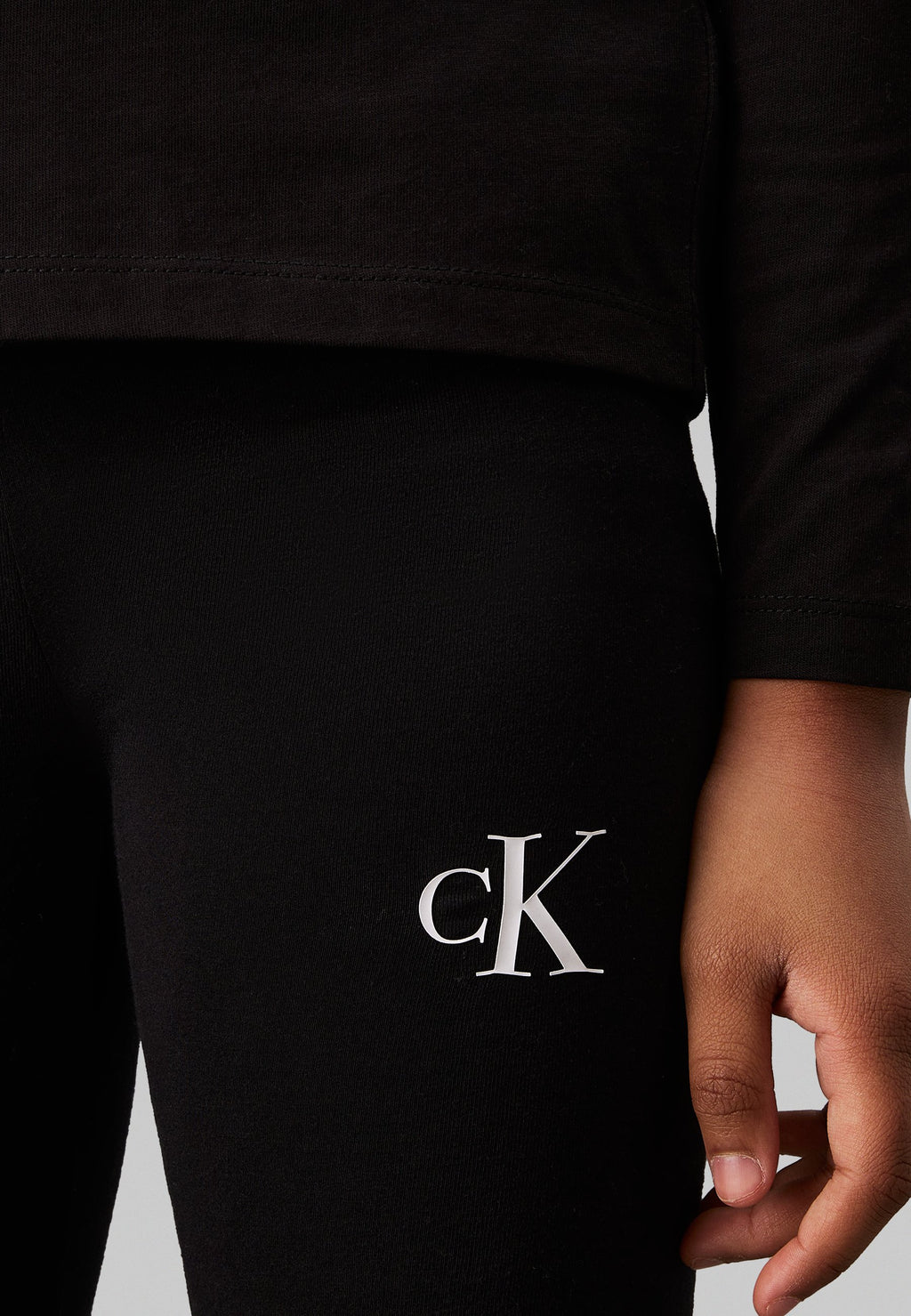 LOGO - Leggings - Trousers - black