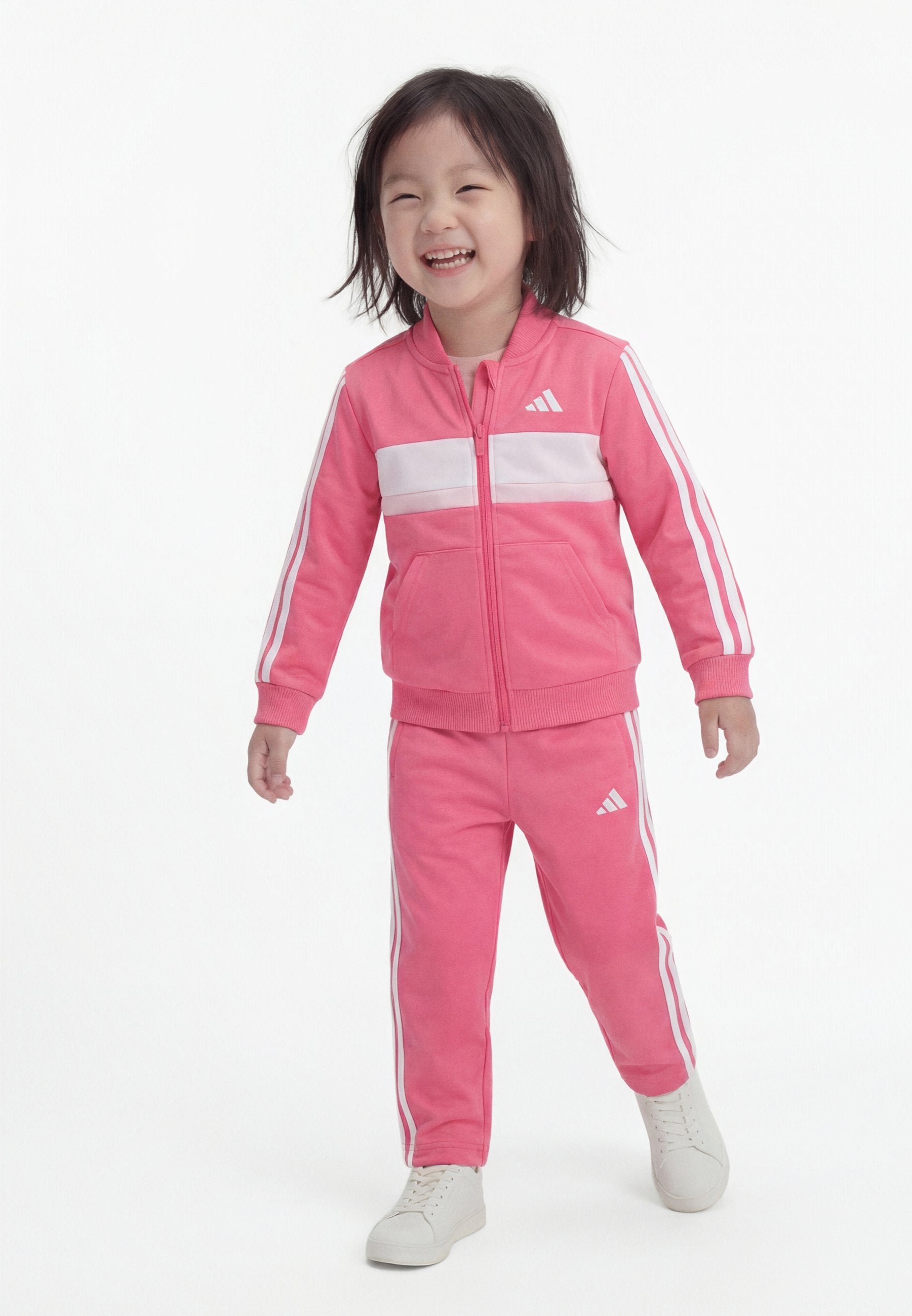 ENSEMBLE TIBERIO ENFANT UNISEXE - Survêtement - fusion de rose/rose clair/blanc