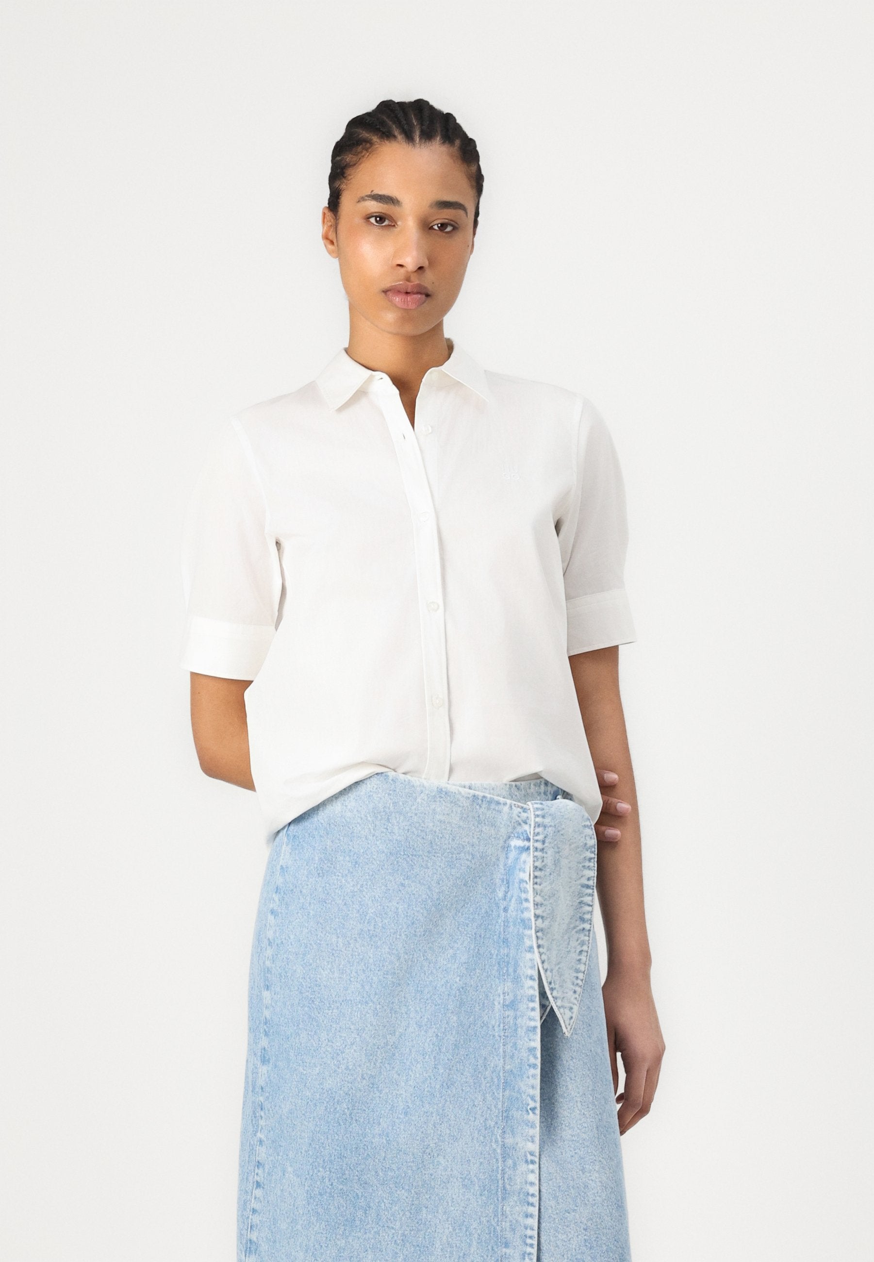 THE SUMMER SHIRT - Button-down blouse - white