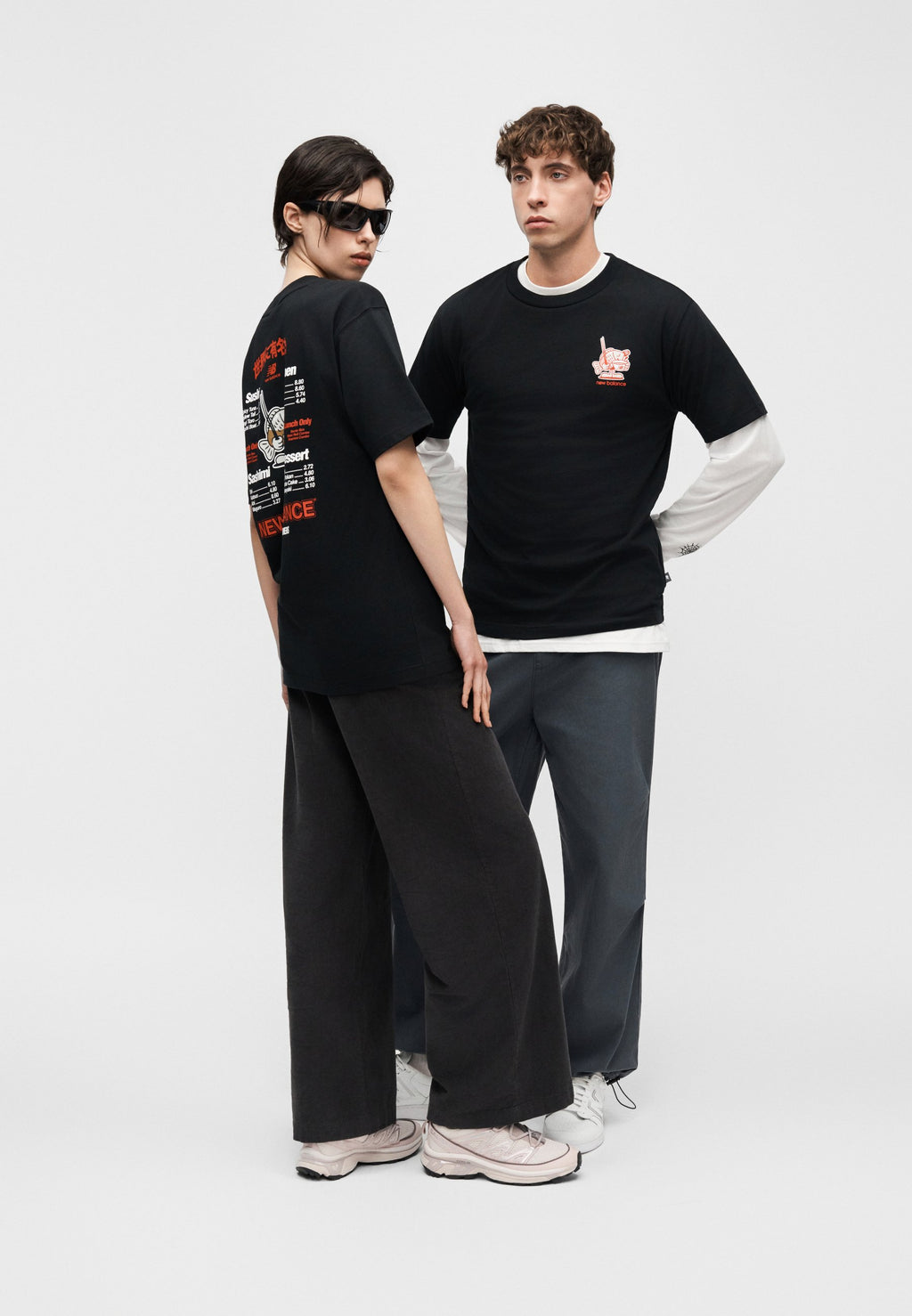 RAMEN UNISEX  - Print T-shirt - black