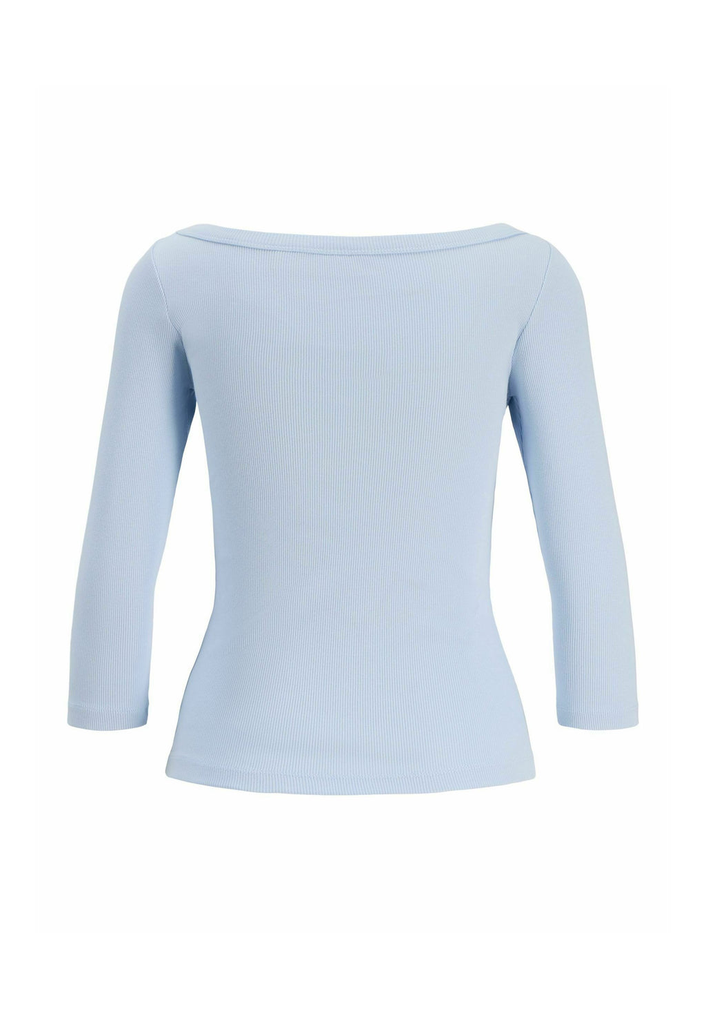 JXFIFI STR 3/4 BOATNECK TOP JRS NOOS - بلوزة بأكمام طويلة - سماء