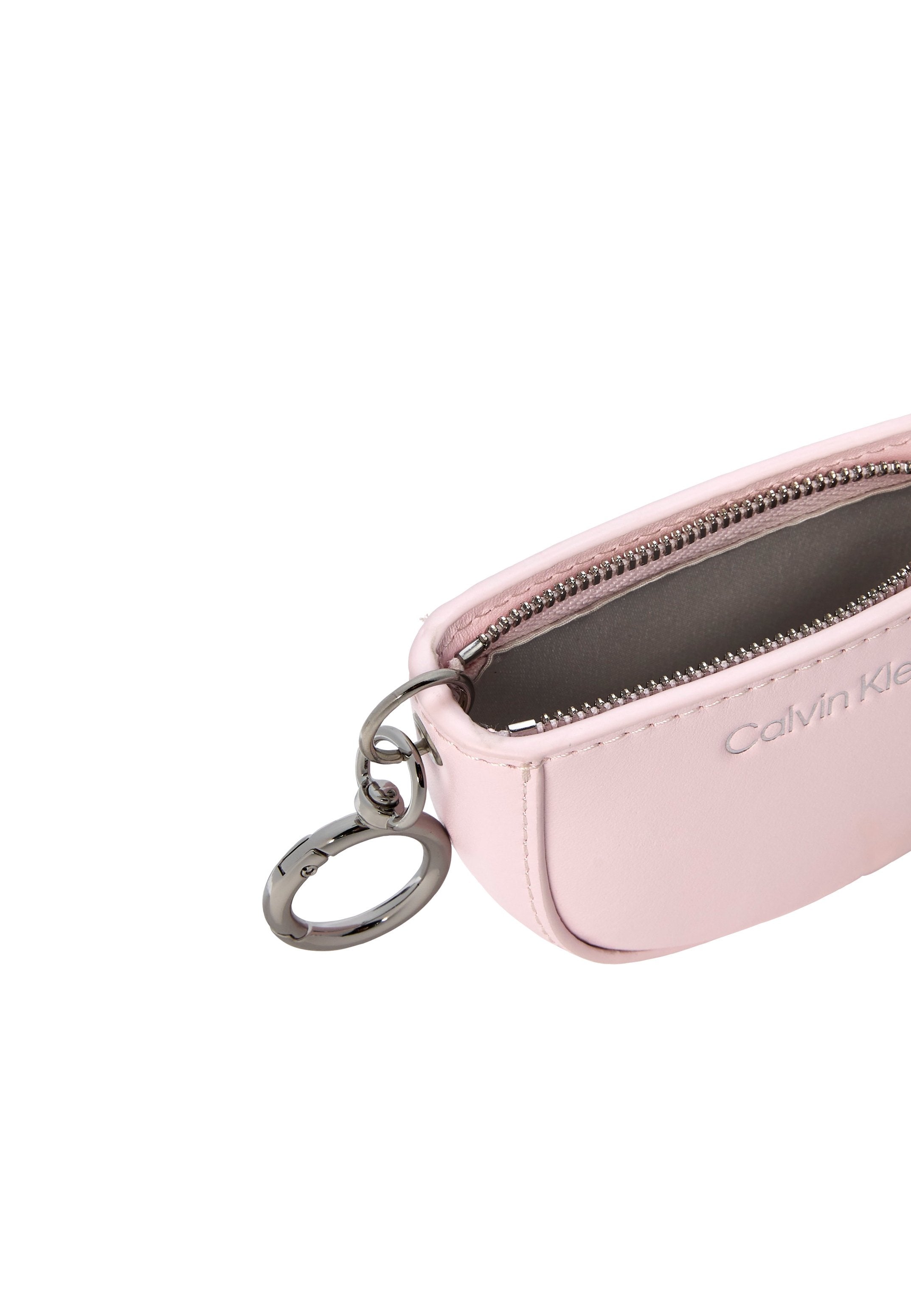EMBOSSED MINI POUCH CHARM - Porte-clés - rose poudré