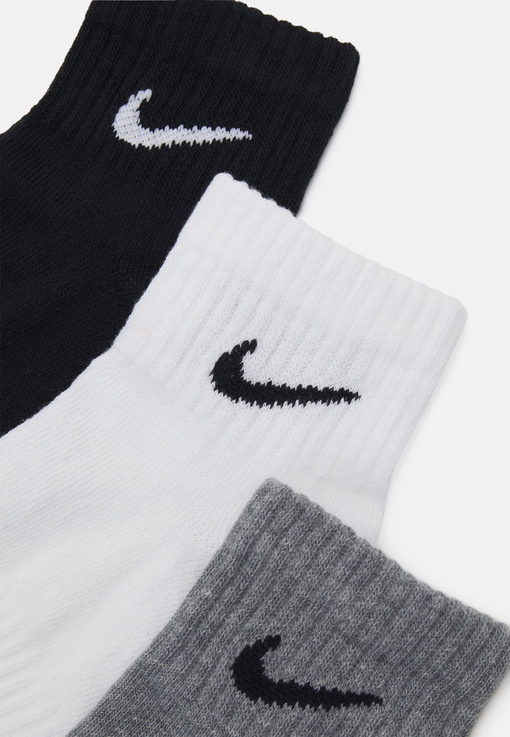 EVERYDAY LIGHTWEIGHT ANKLE UNISEX 3 PACK UNISEX - Sports socks - white/carbon heather/black