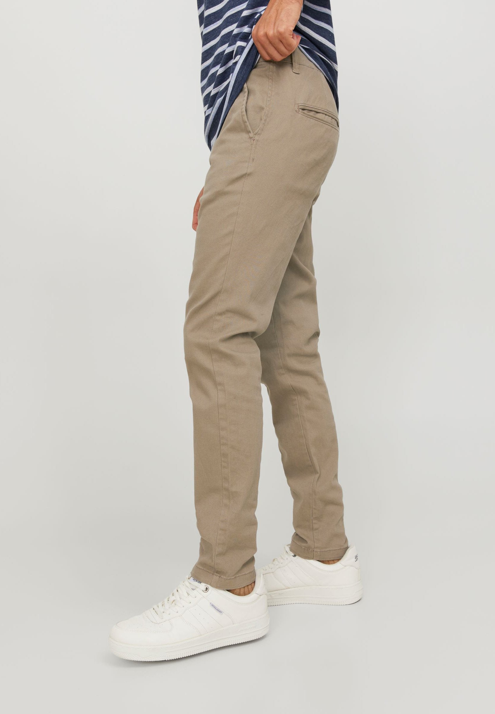 JJIMARCO JJDAVE 2 PACK - Chinos - beige/navy blazer