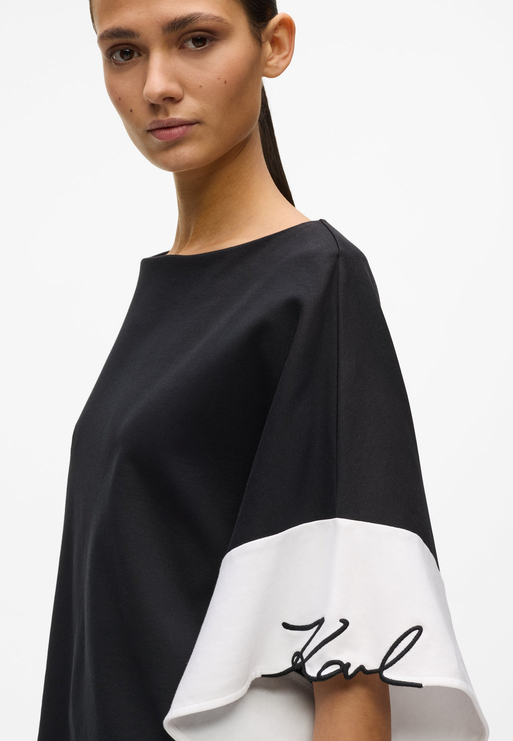 SIGNATURE TOP - Blouse - white/black