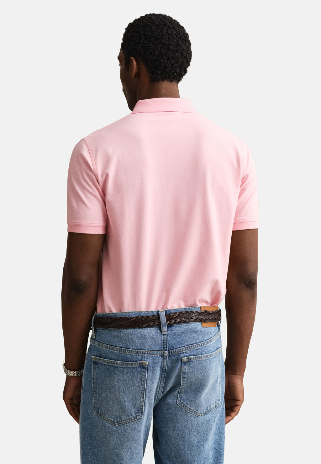 CONTRAST RUGGER - Polo shirt - bubbelgum pink