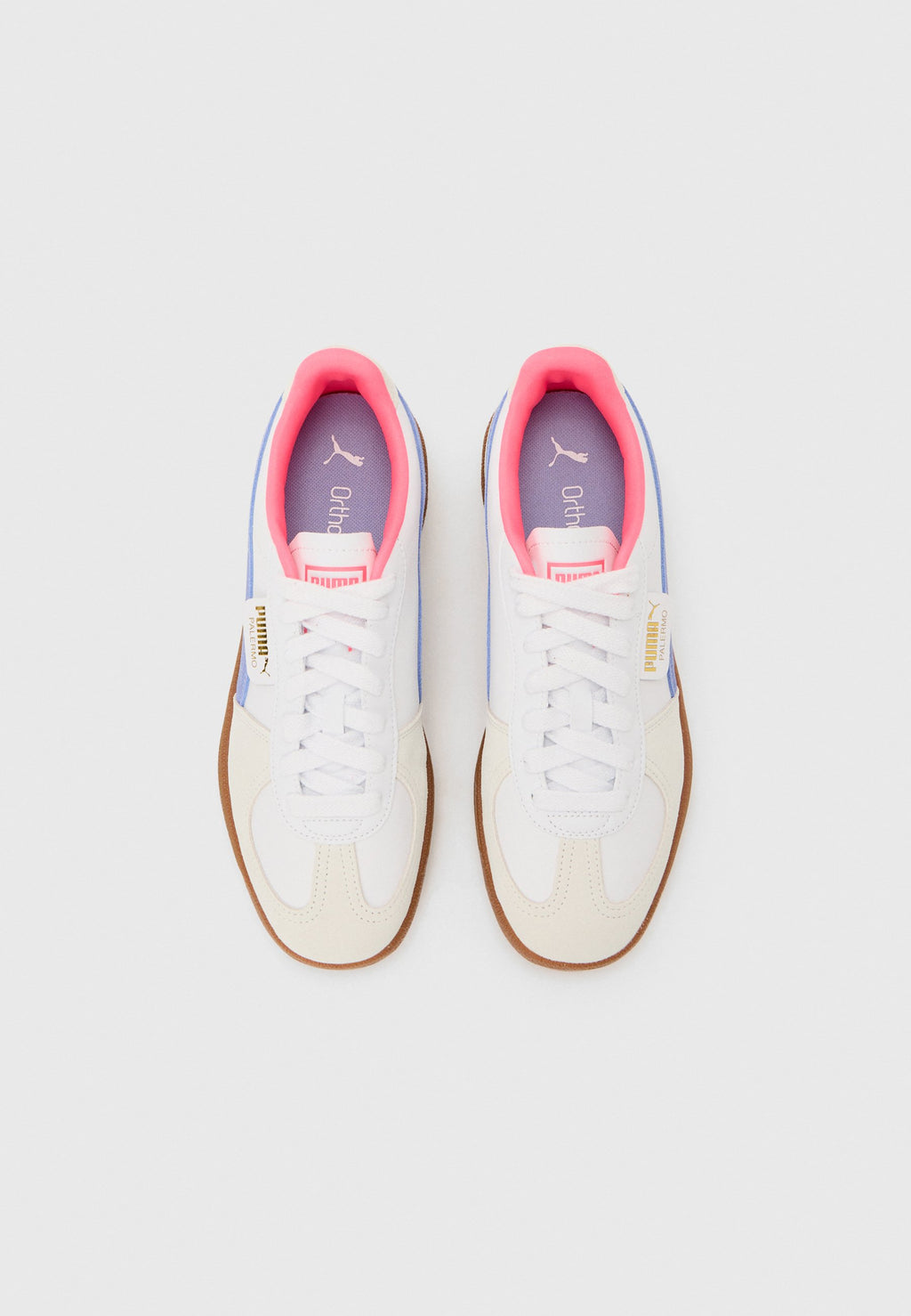 PALERMO UNISEX - Trainers - white/intense lavender/gum