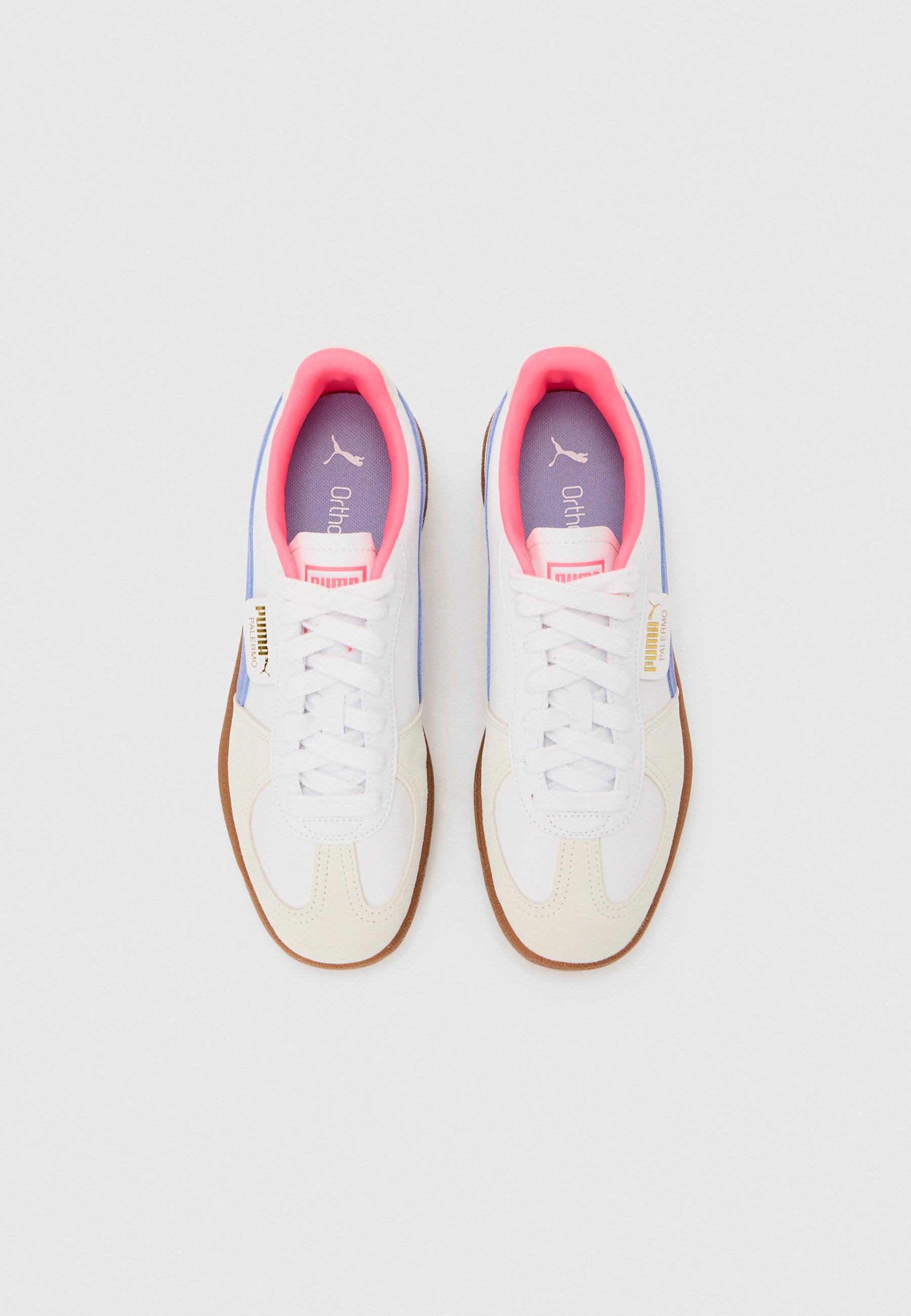 PALERMO UNISEX - Trainers - white/intense lavender/gum